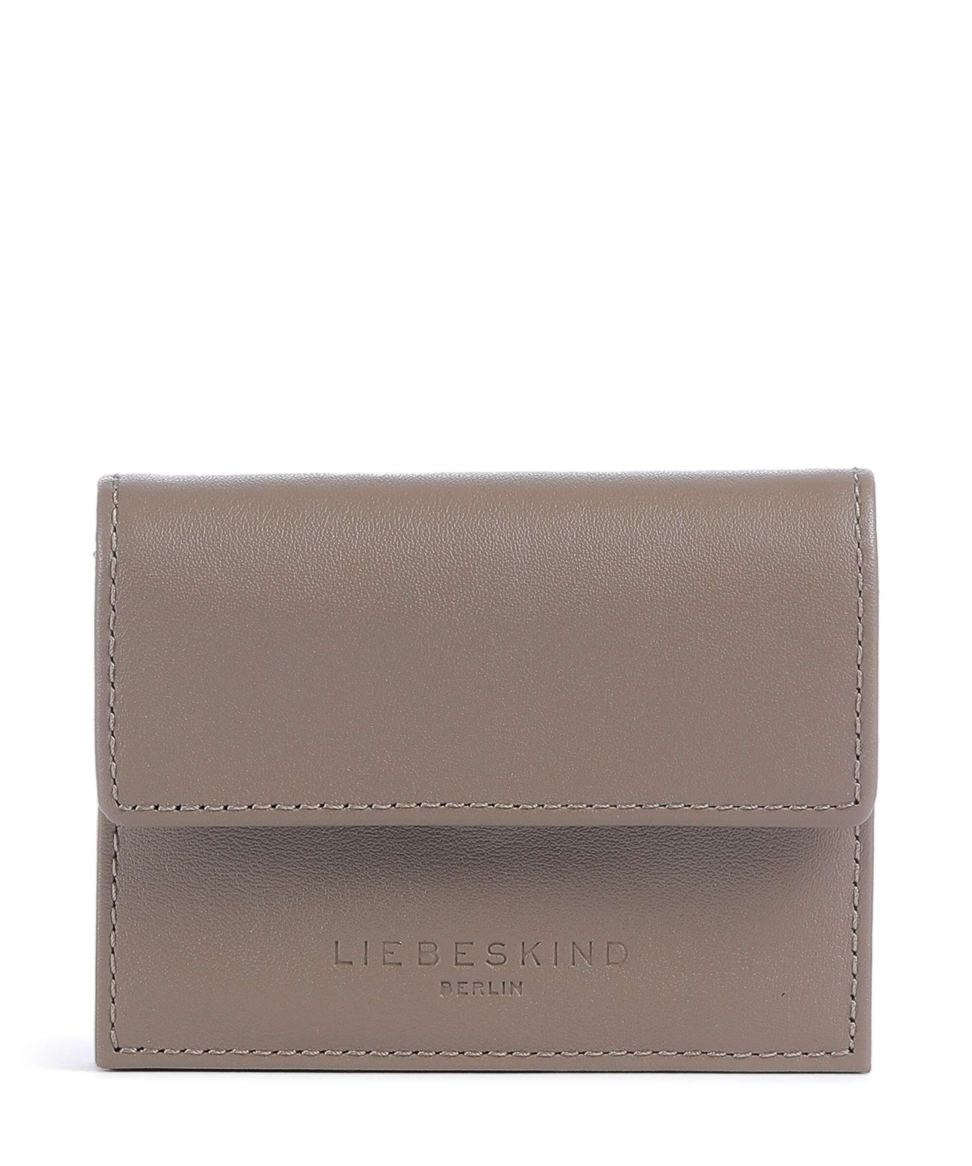 Liebeskind Akkordeon Soft Nappa S Portemonnee neutral gray