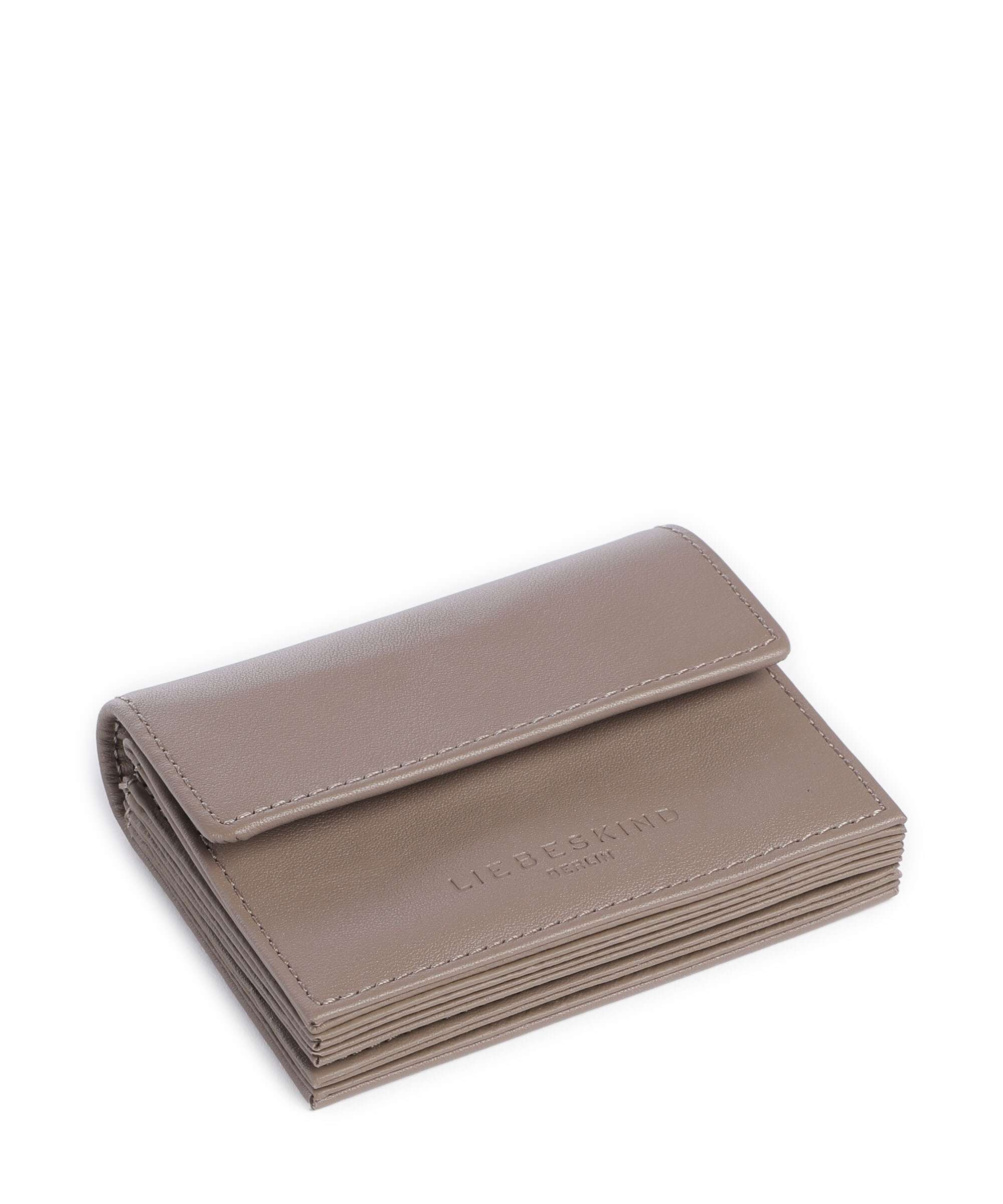 Liebeskind Akkordeon Soft Nappa S Portemonnee neutral gray - Image 4