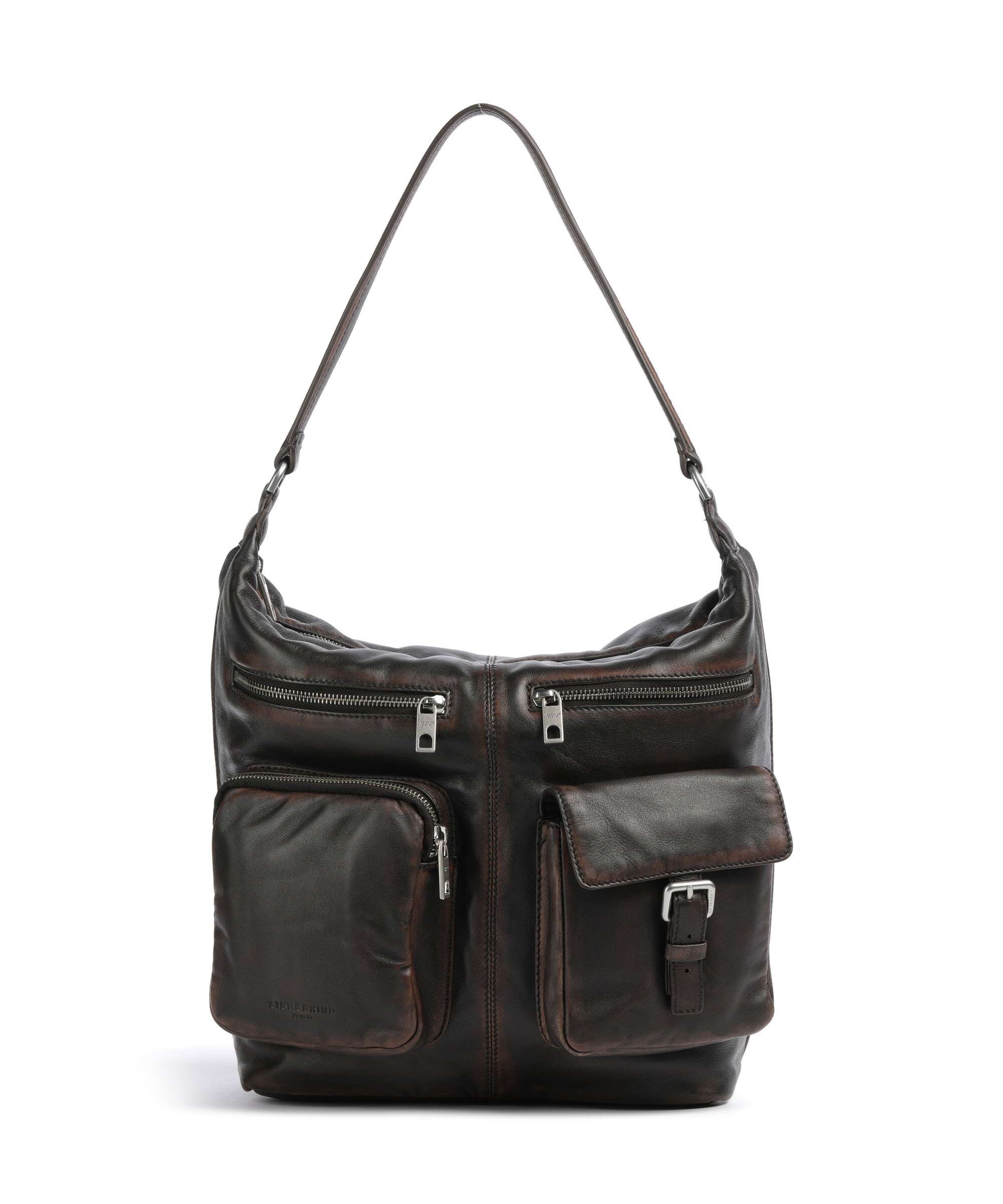 Liebeskind Andrea Lamb Snowcem M Hobo tas roasted coconut