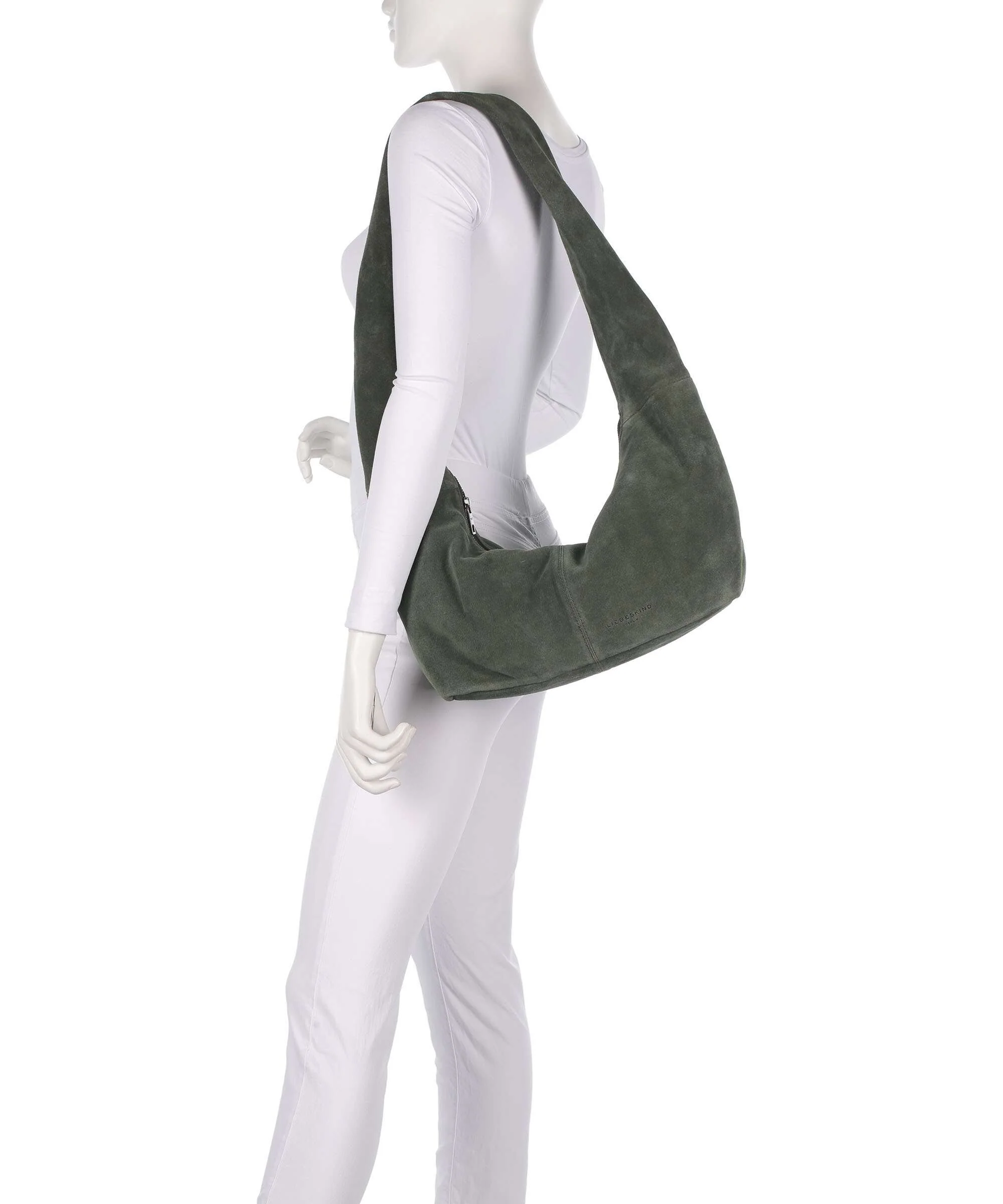 Liebeskind Bo Suede L Hobo tas forest - Image 3