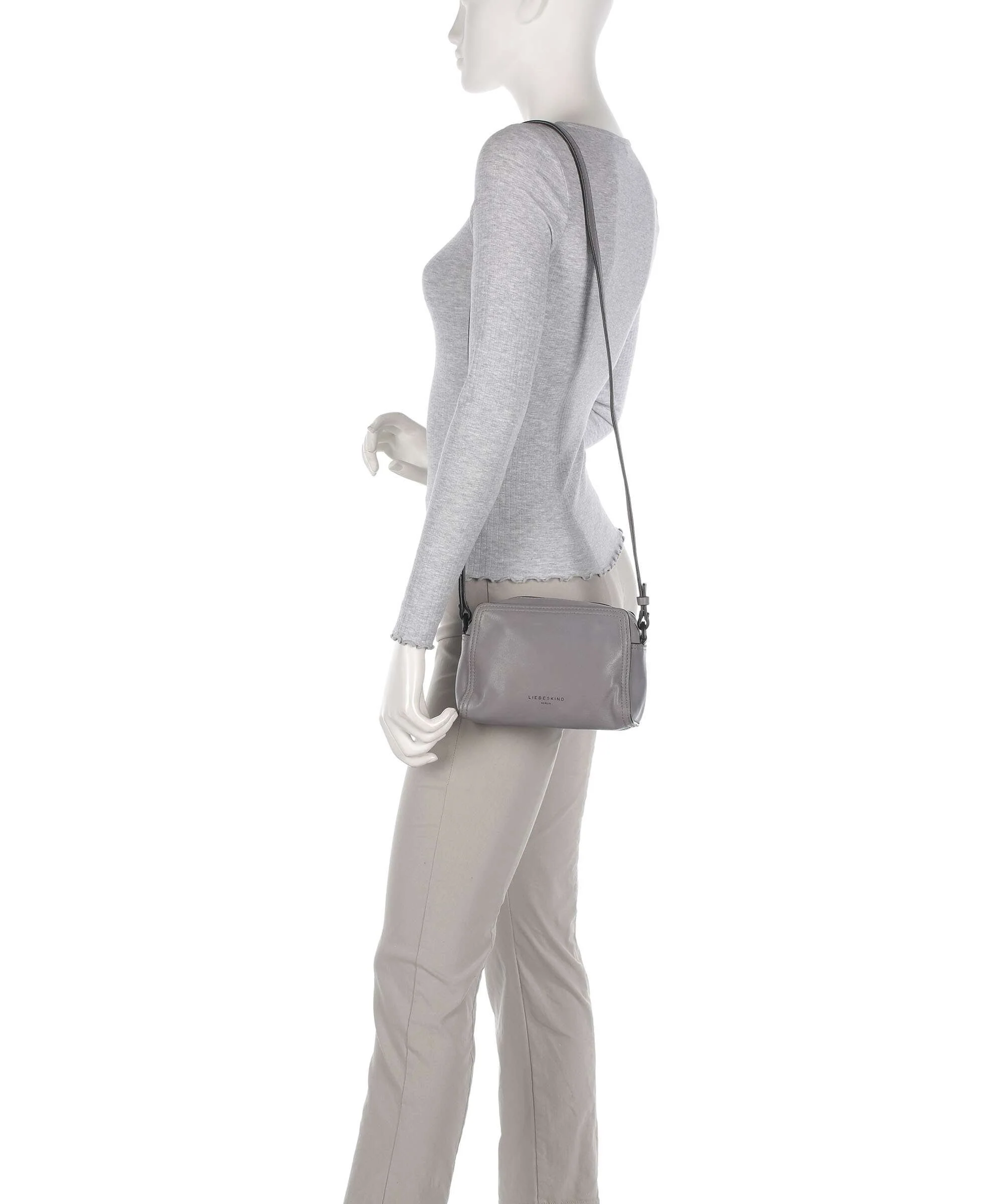 Liebeskind Chudy Sheep Natural S Crossbody tas grigio - Image 3
