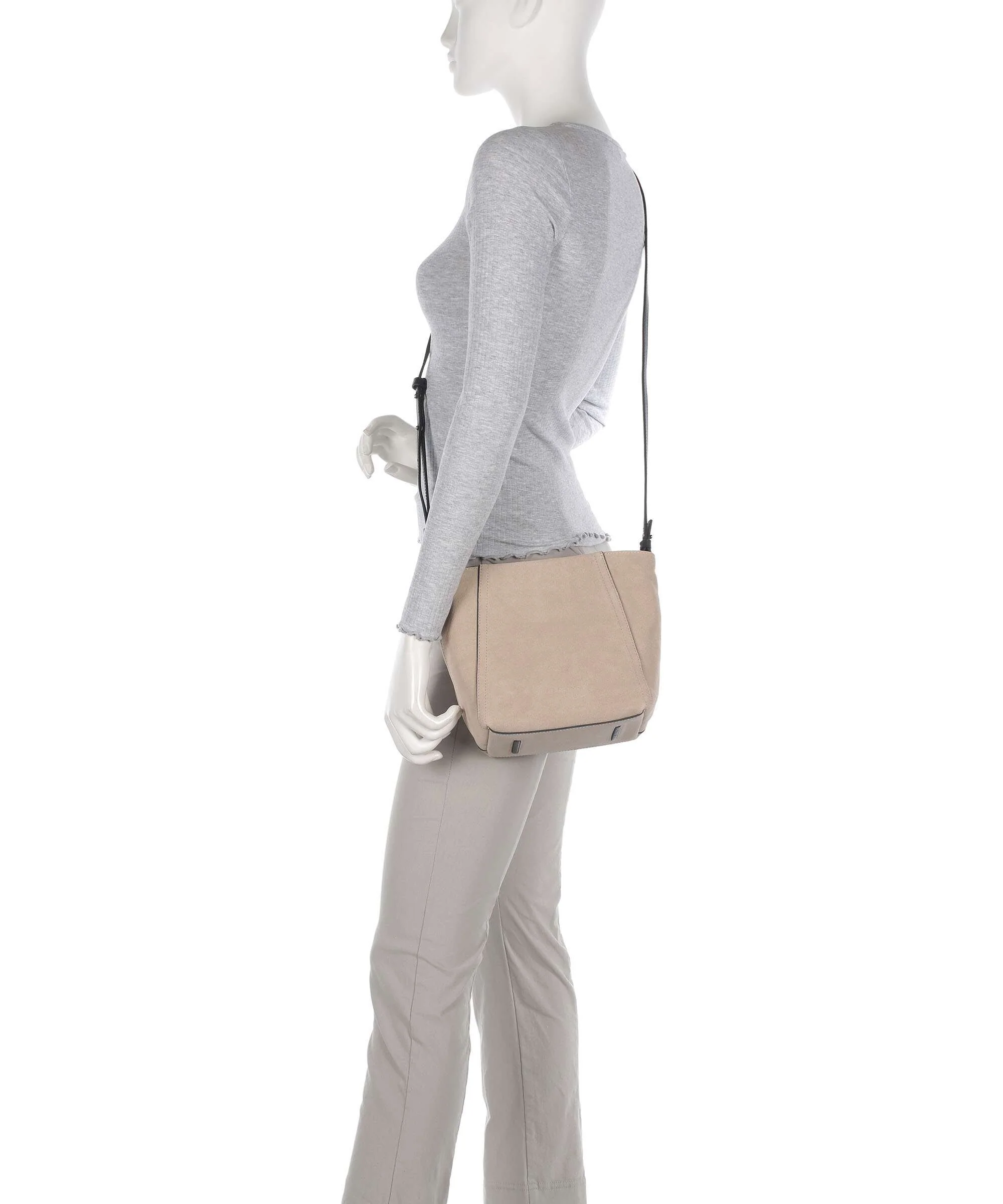 Liebeskind Chudy Suede S Crossbody tas stone - Image 3
