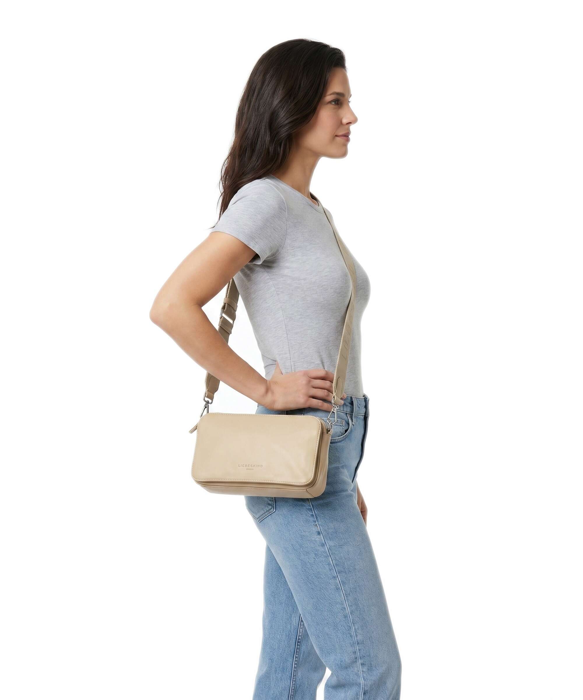 Liebeskind Clarice Sheep Natural Crossbody tas biscotti - Image 3