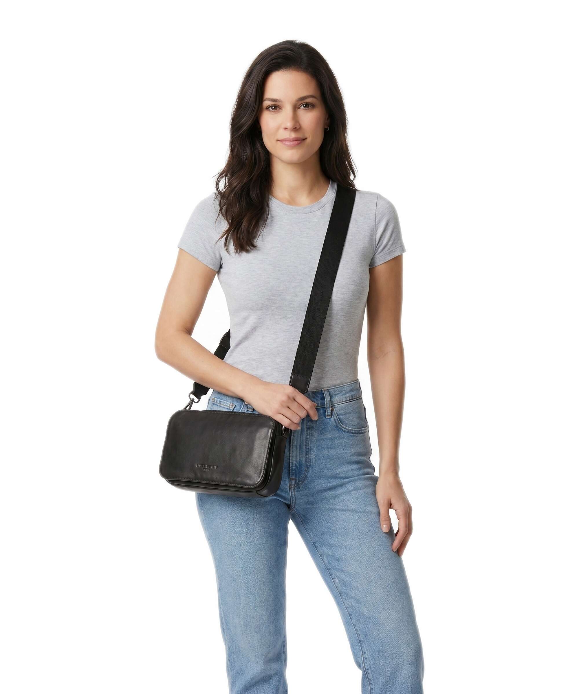 Liebeskind Clarice Sheep Natural Crossbody tas deep soil - Image 3