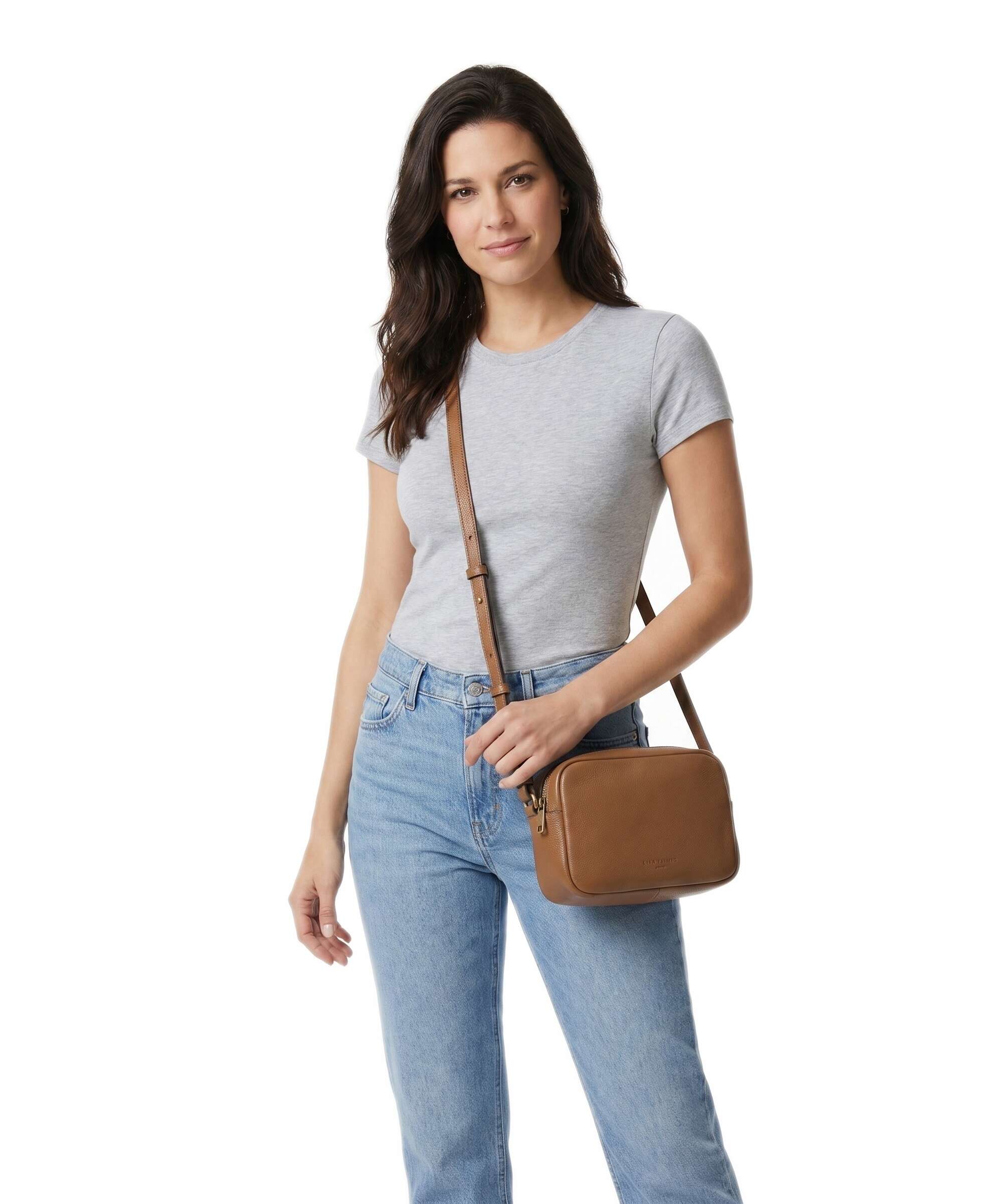 Liebeskind Ella Small Pebble S Crossbody tas sepia - Image 3
