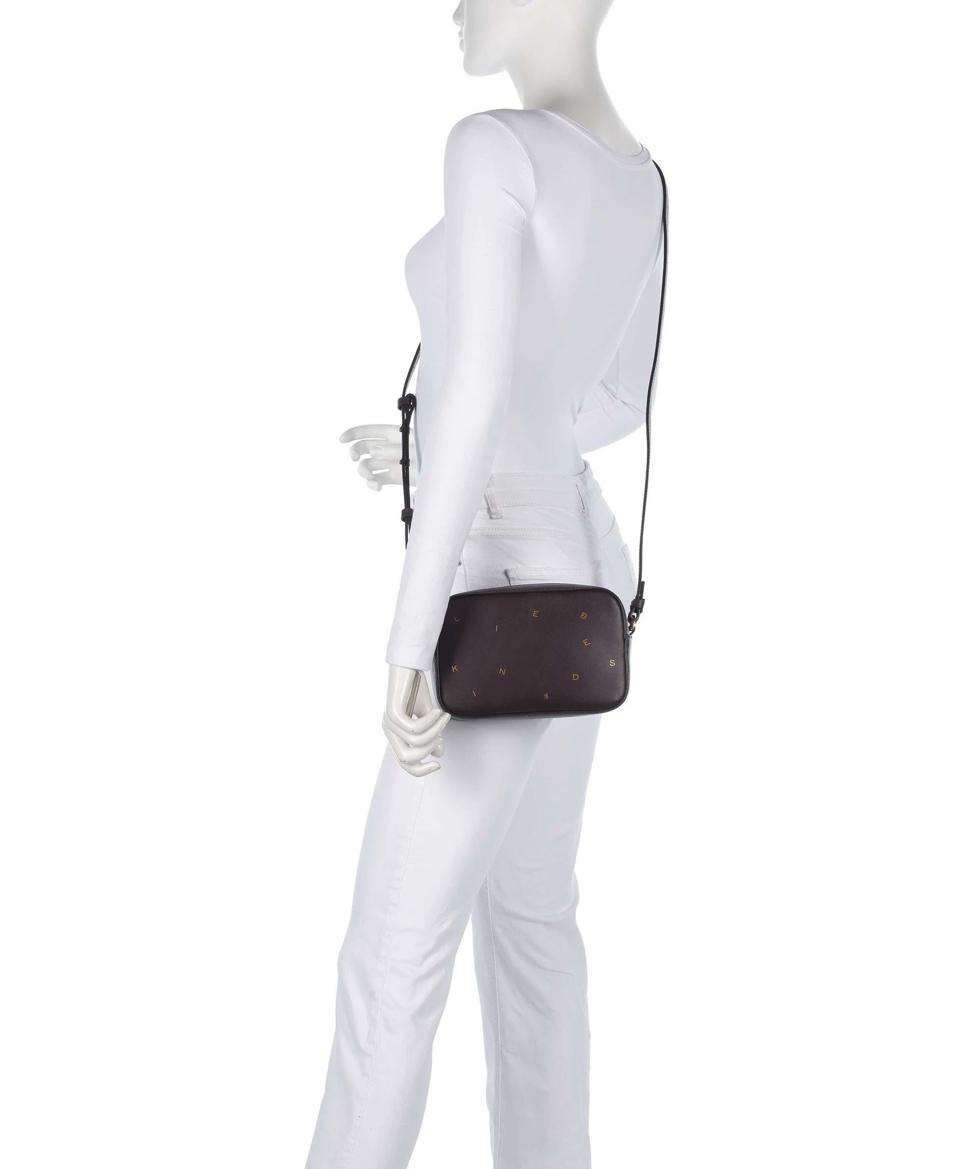 Liebeskind Ella Soft Nappa S Crossbody tas burgundy - Image 3