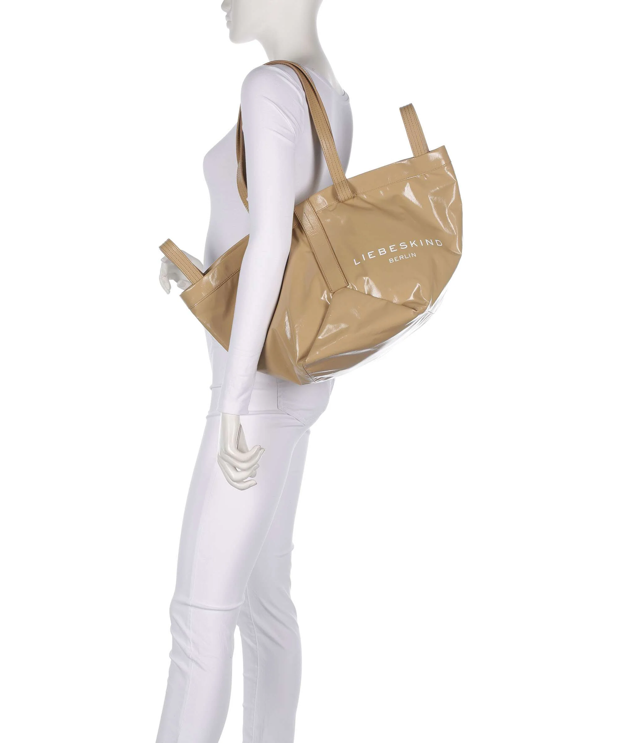 Liebeskind Elvira Rain M Boodschappentas beige - Image 3