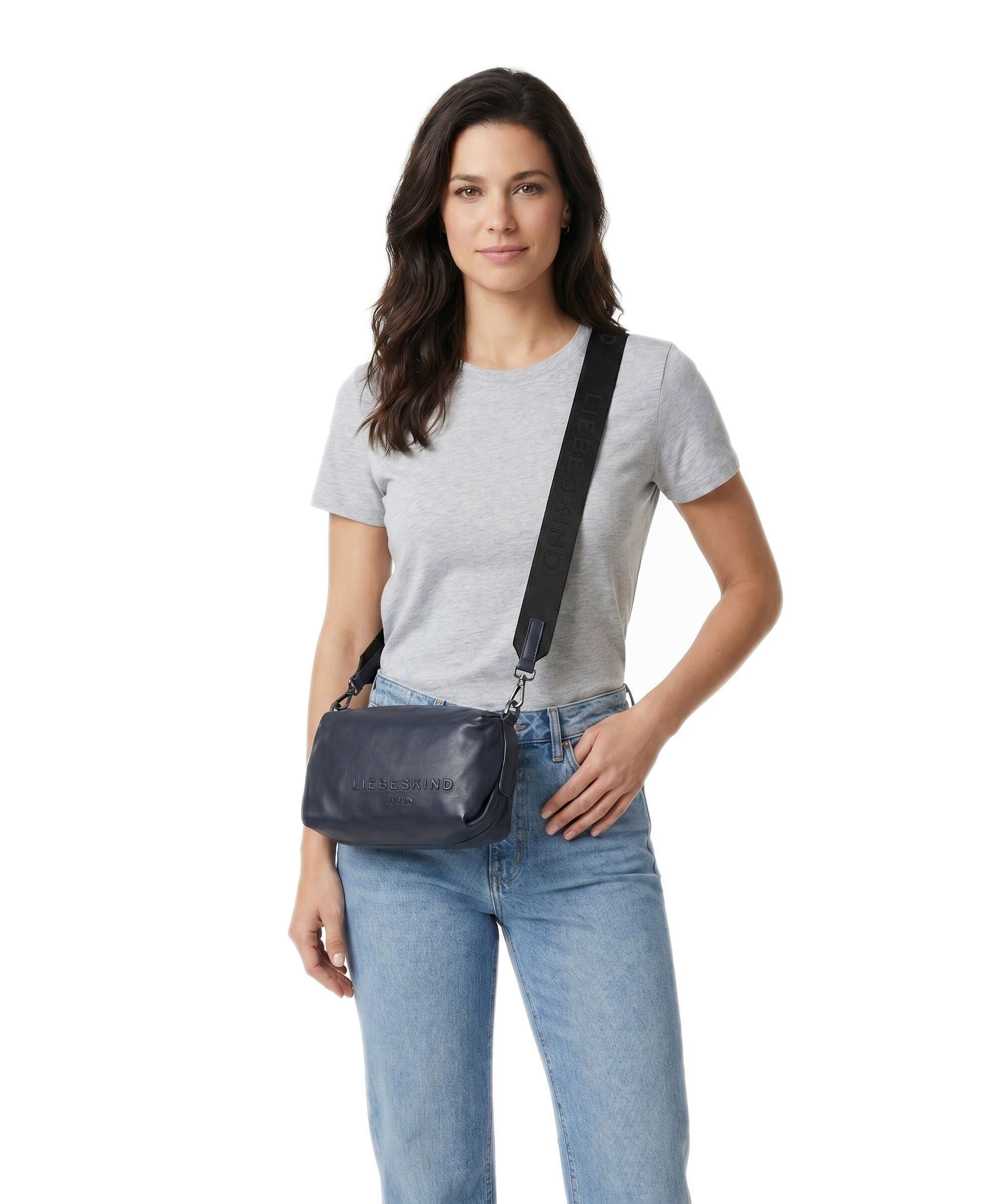Liebeskind Elvira Sheep Natural S Crossbody tas peacoat - Image 3