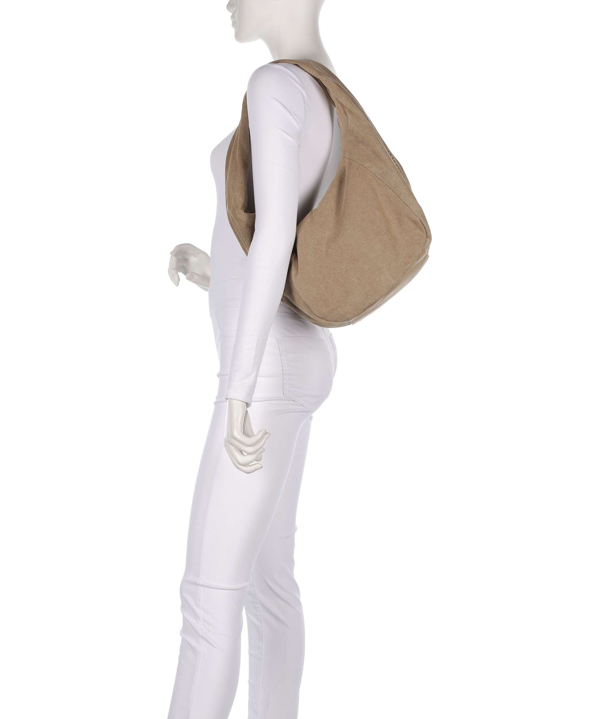 Liebeskind Farrah Denim M Hobo tas beige - Image 3