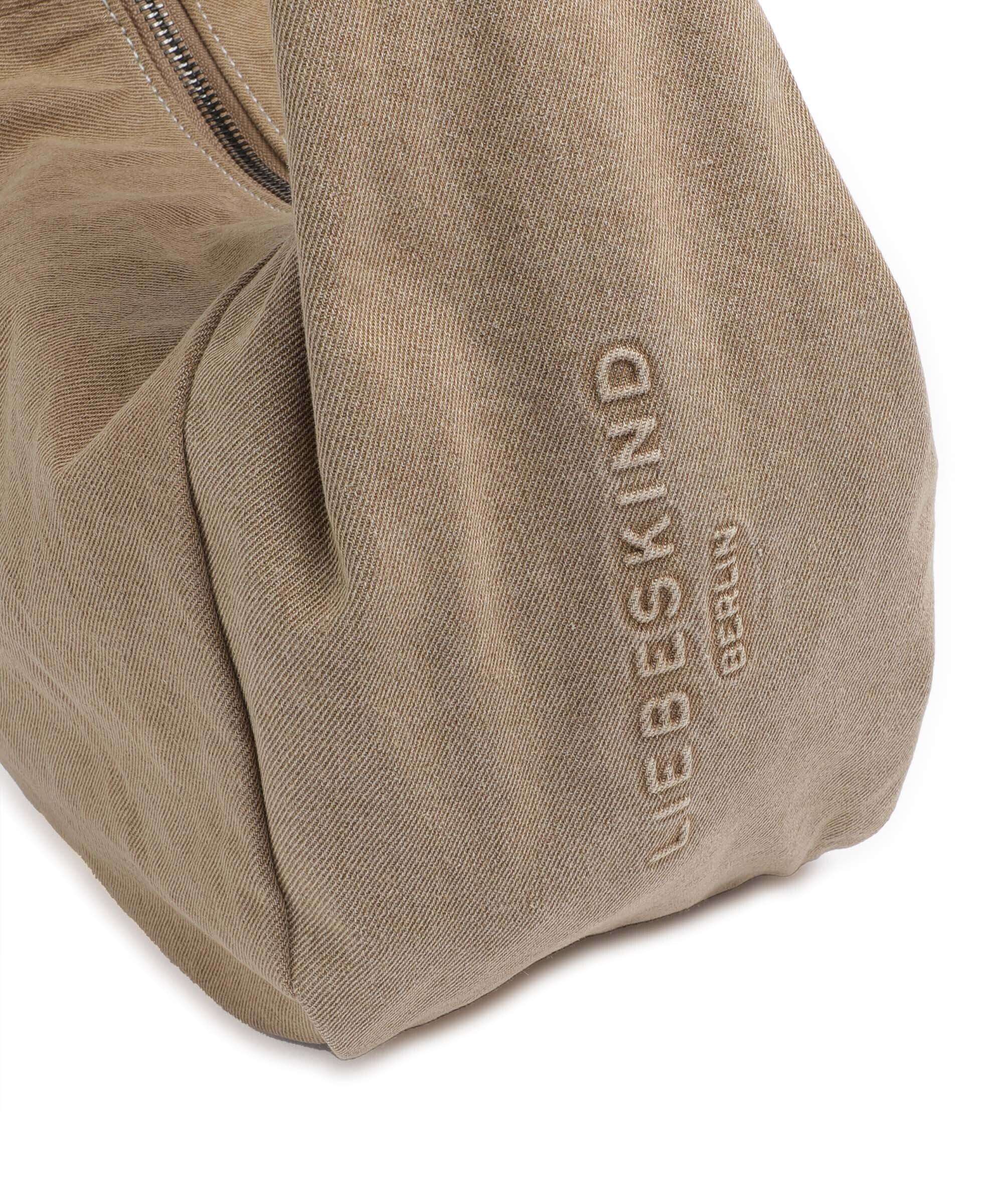 Liebeskind Farrah Denim M Hobo tas beige - Image 4