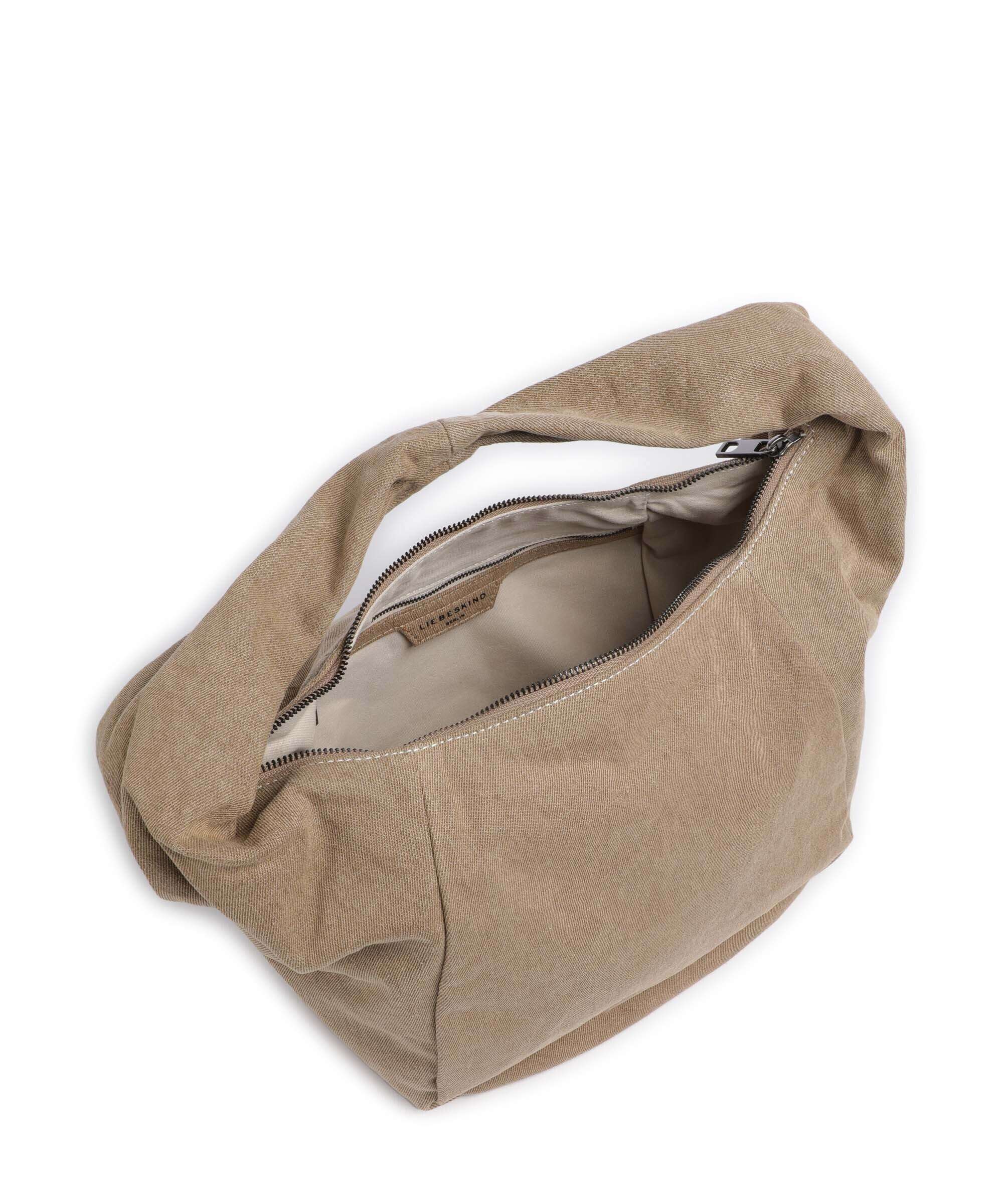Liebeskind Farrah Denim M Hobo tas beige - Image 6