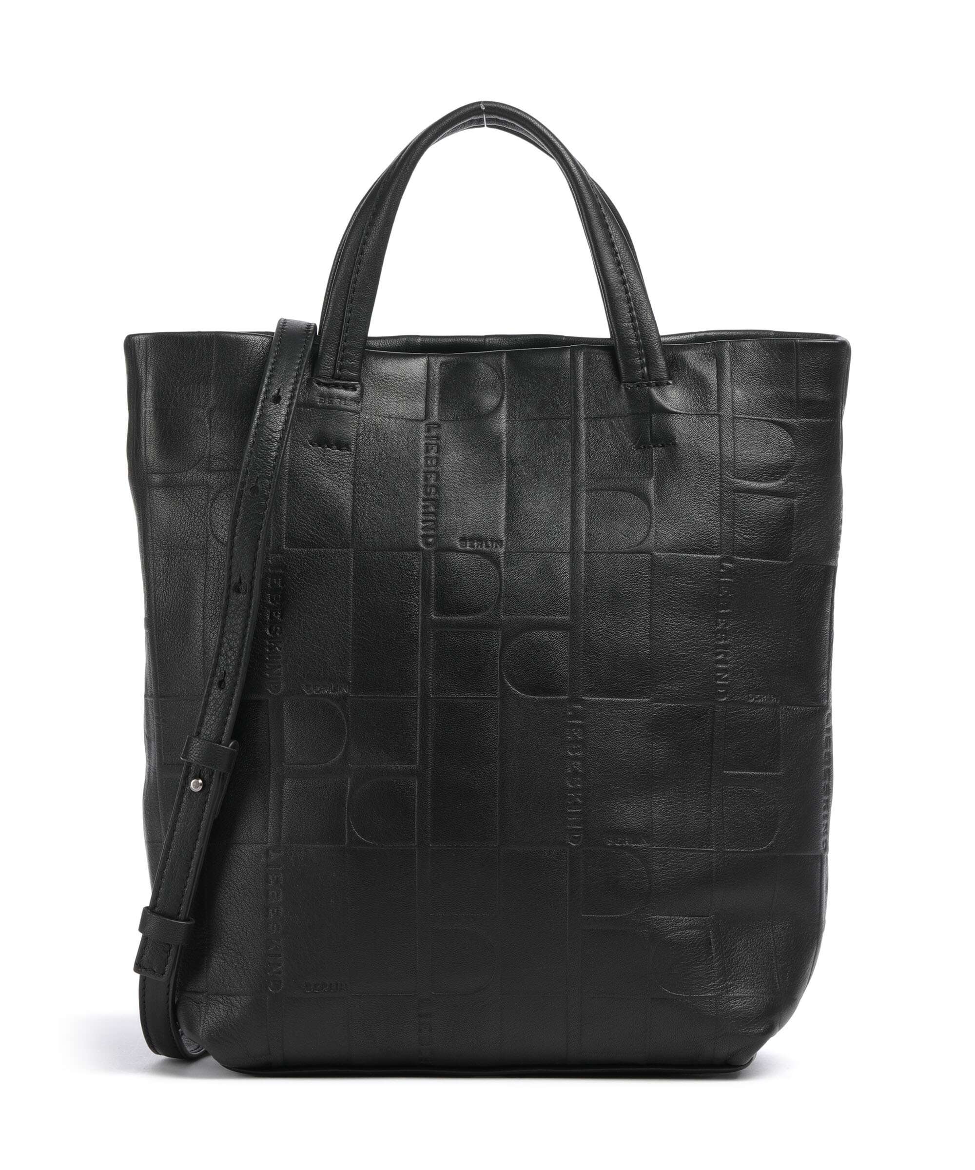 Liebeskind Hera Monogram Sheep Natural M Handtas black
