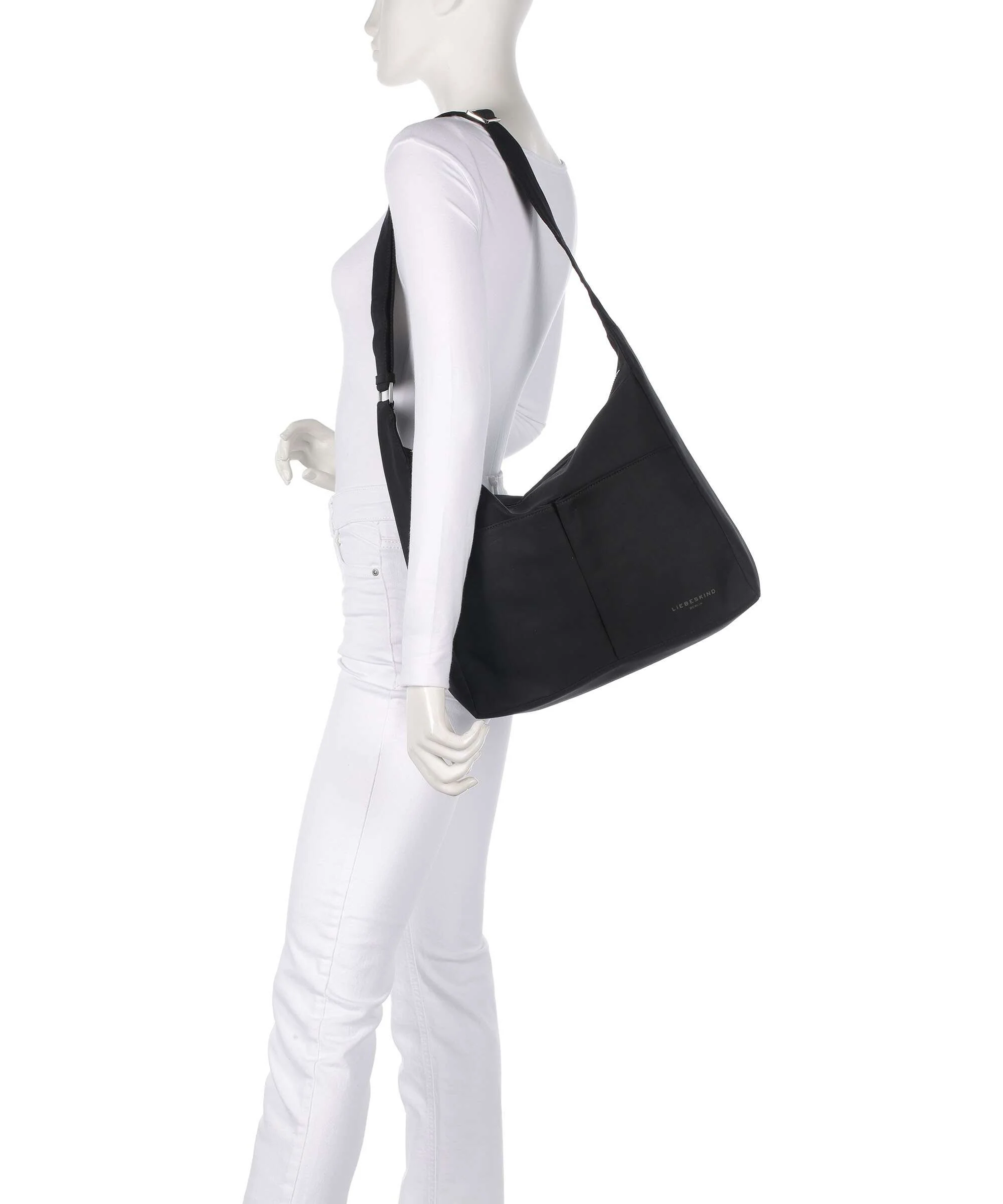 Liebeskind Hera Nylon M Hobo tas black - Image 3