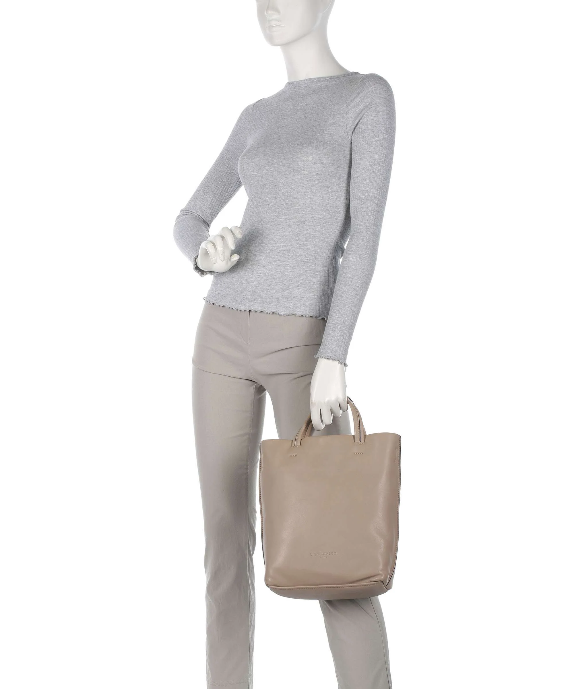 Liebeskind Hera Sheep Natural M Handtas stone - Image 3