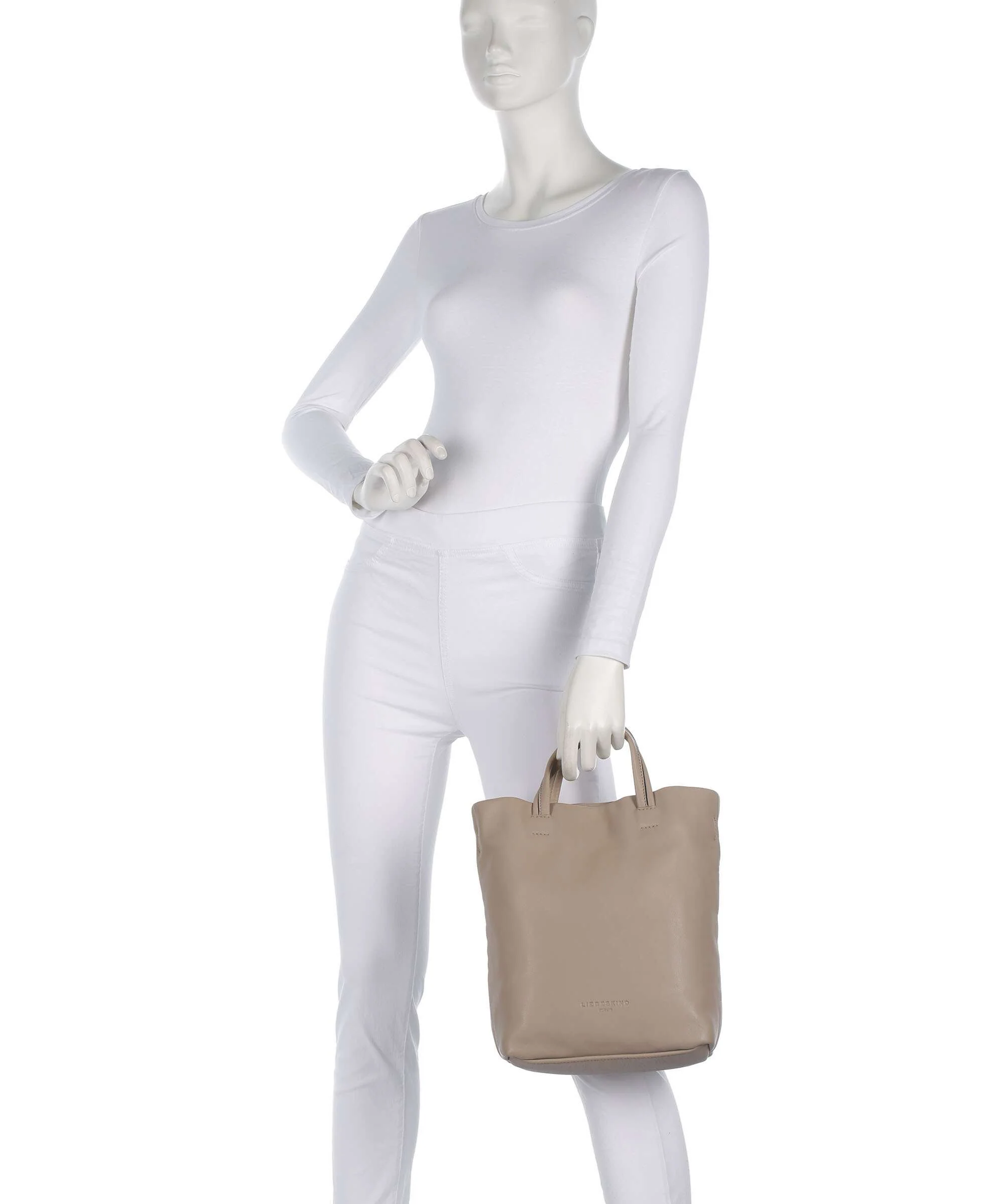 Liebeskind Hera Sheep Natural M Handtas stone - Image 3