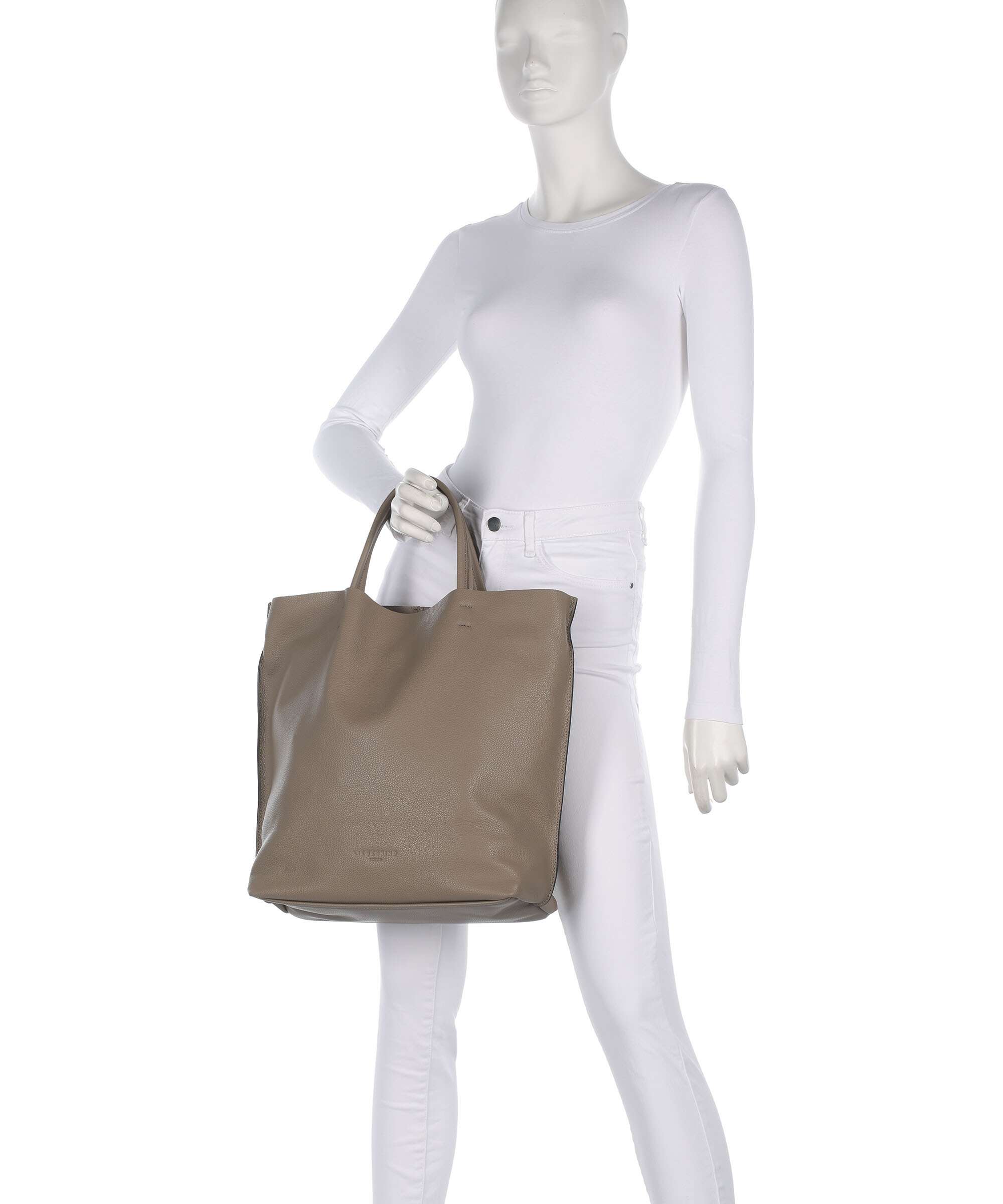 Liebeskind Hera Small Pebble L Handtas neutral grey - Image 3