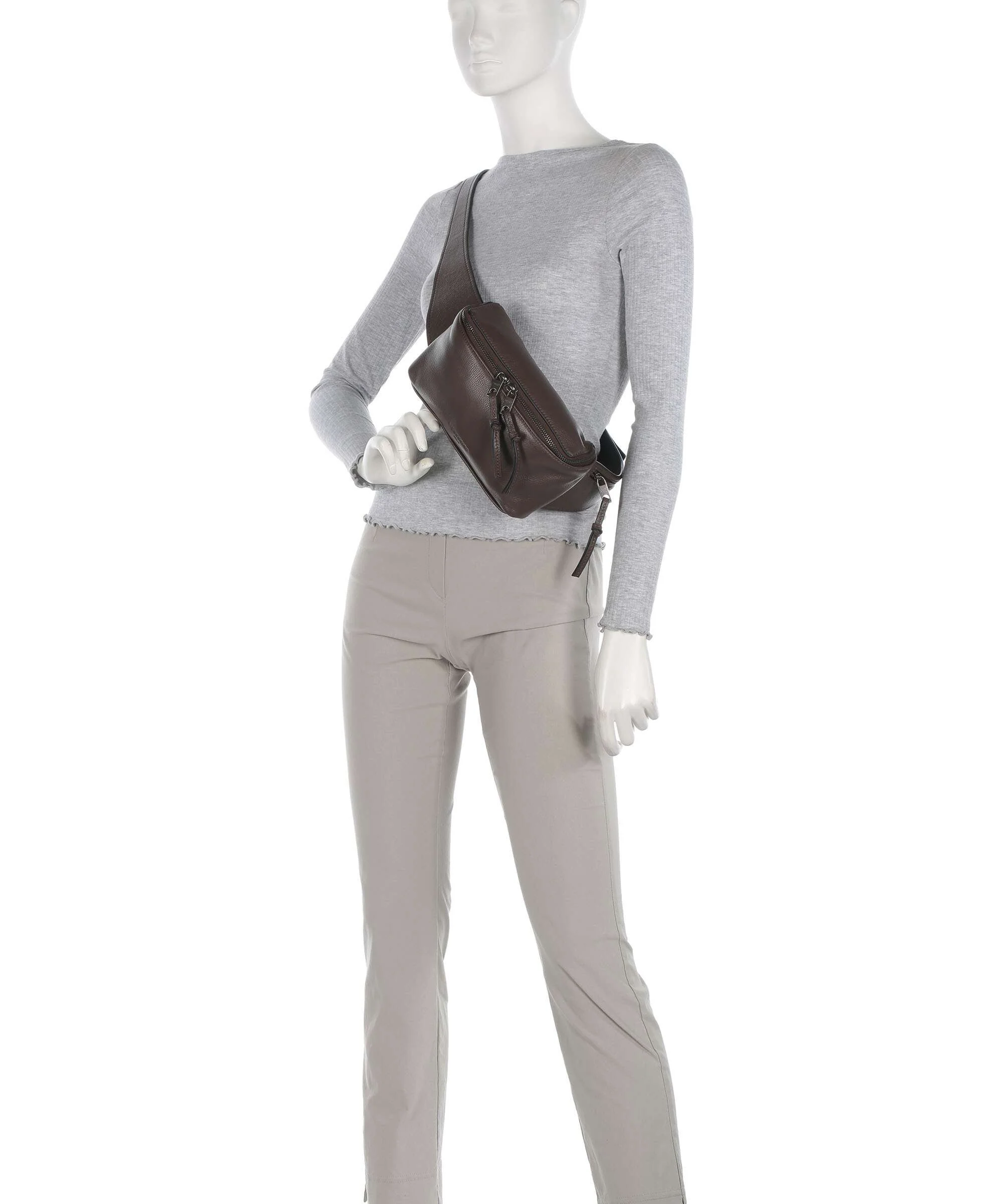 Liebeskind Hera Small Pebble S Heuptas light truffel - Image 4