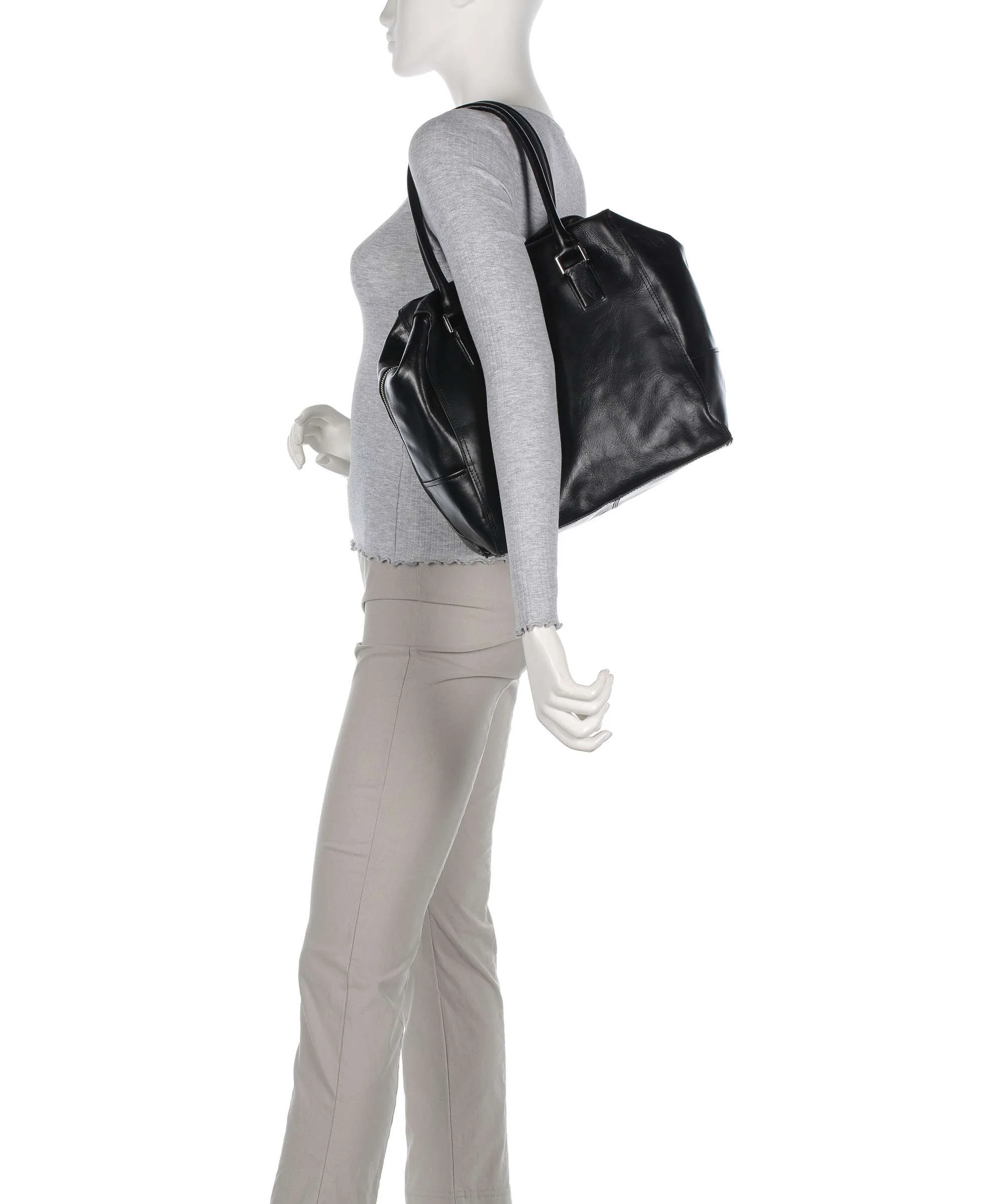 Liebeskind Kayla Lack Distressed M Boodschappentas black - Image 3