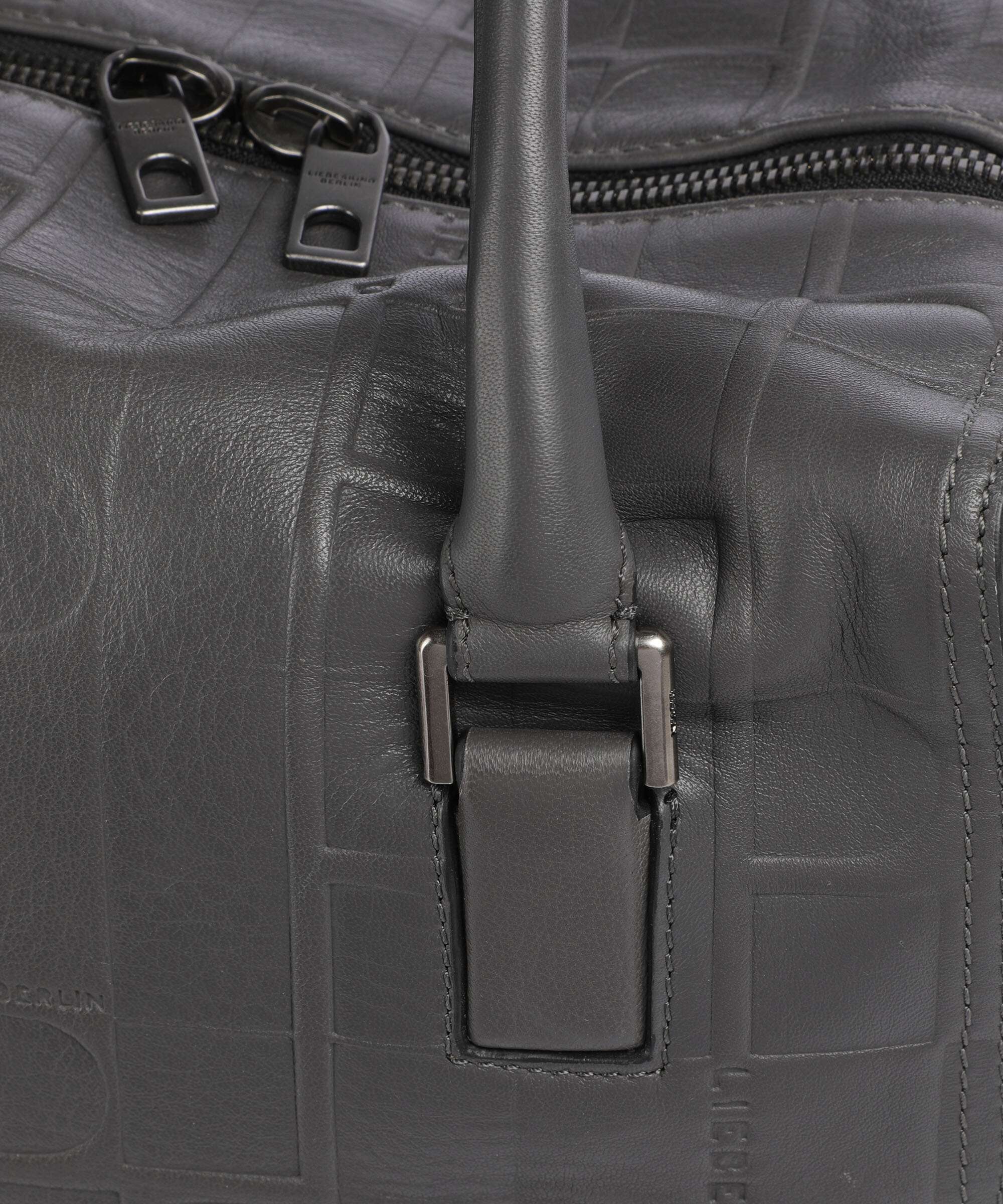 Liebeskind Kayla Monogram Sheep Natural M Handtas iron - Image 4