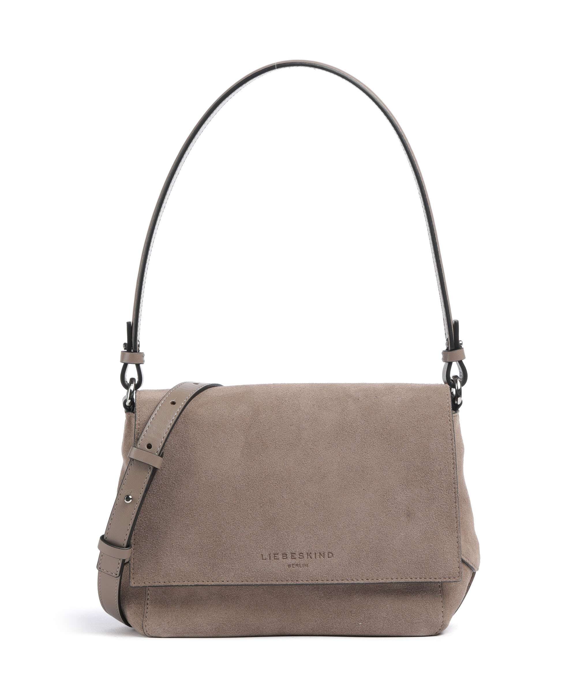 Liebeskind Lilly Suede M Schoudertas neutral gray