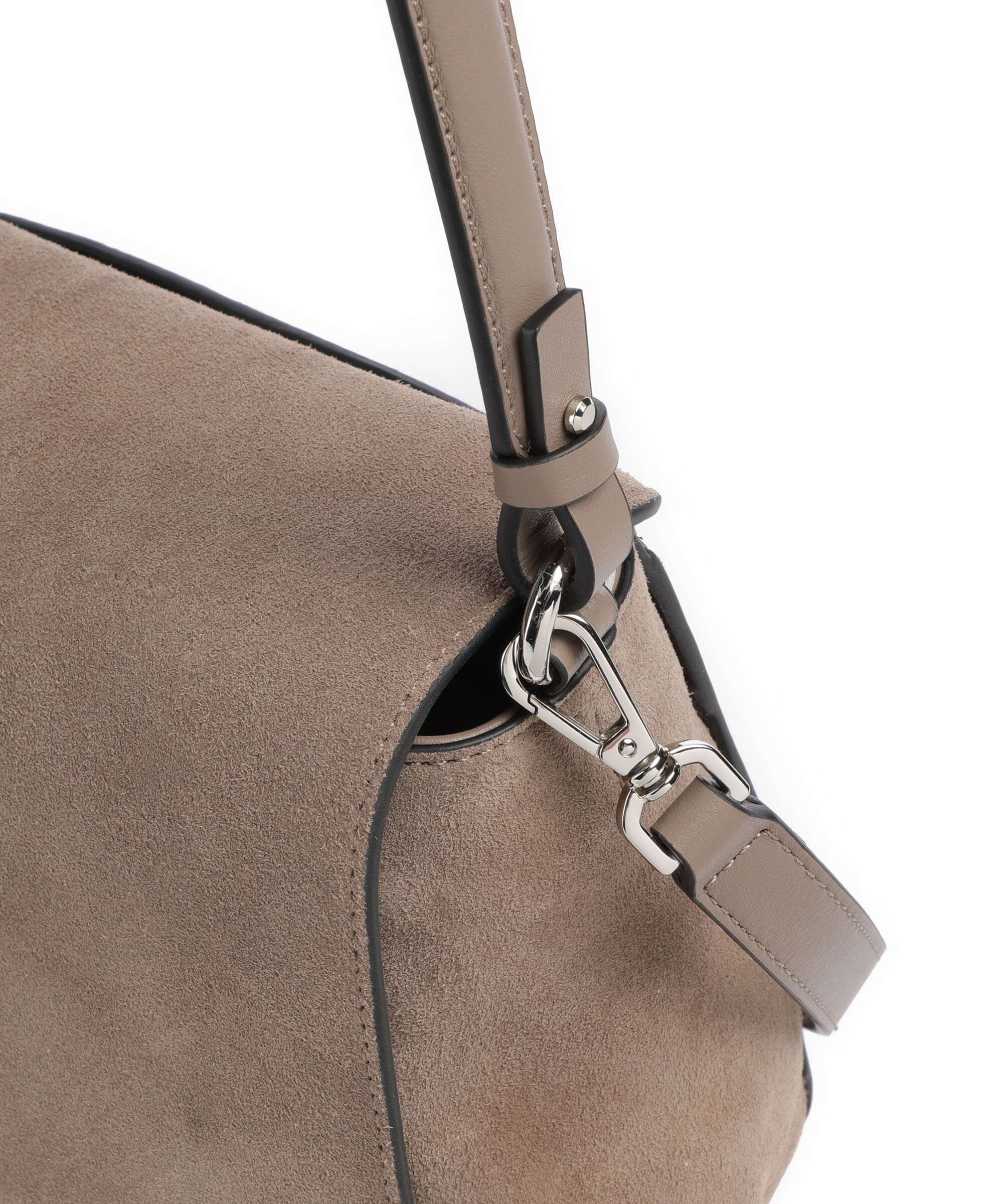 Liebeskind Lilly Suede M Schoudertas neutral gray - Image 5