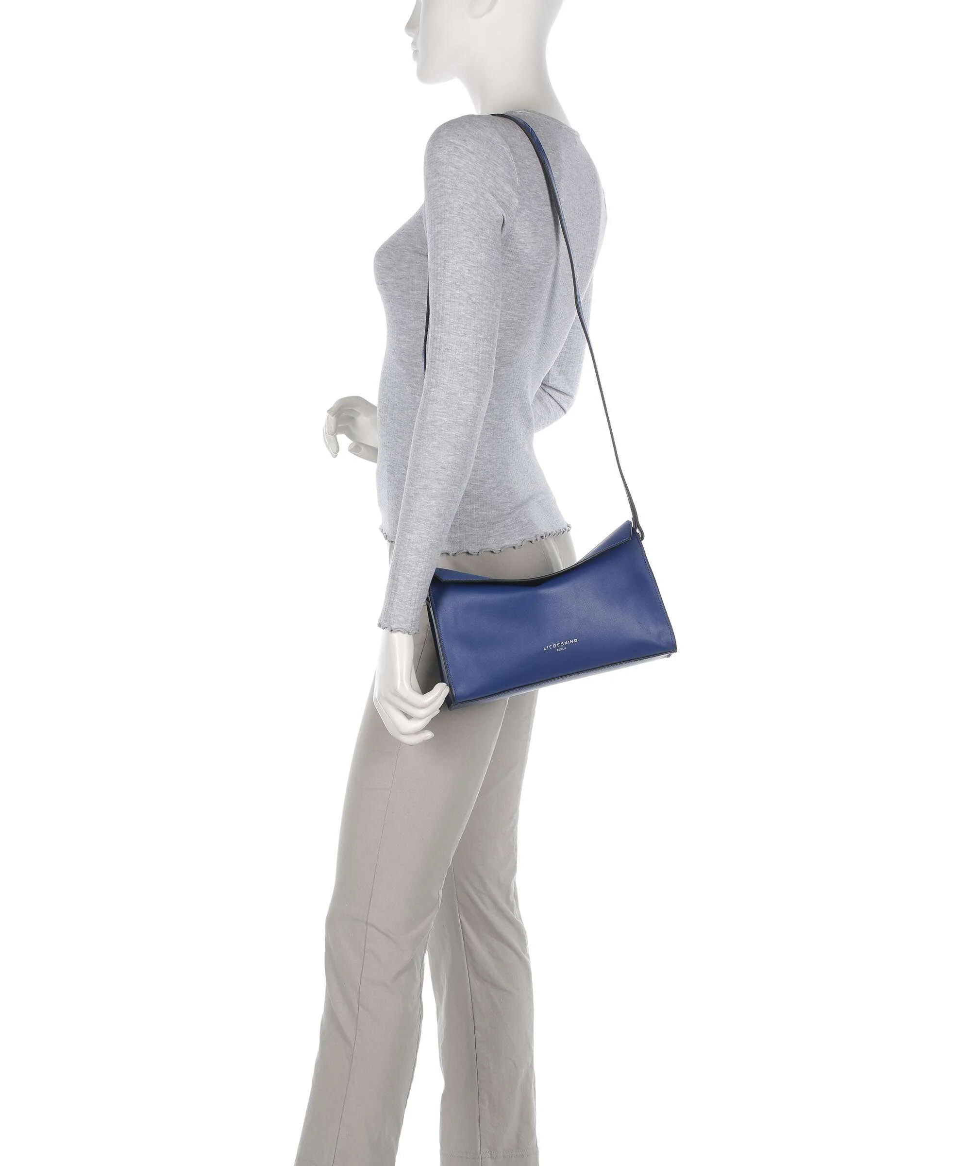 Liebeskind Lora Calf Optic S Crossbody tas berlin blue - Image 3