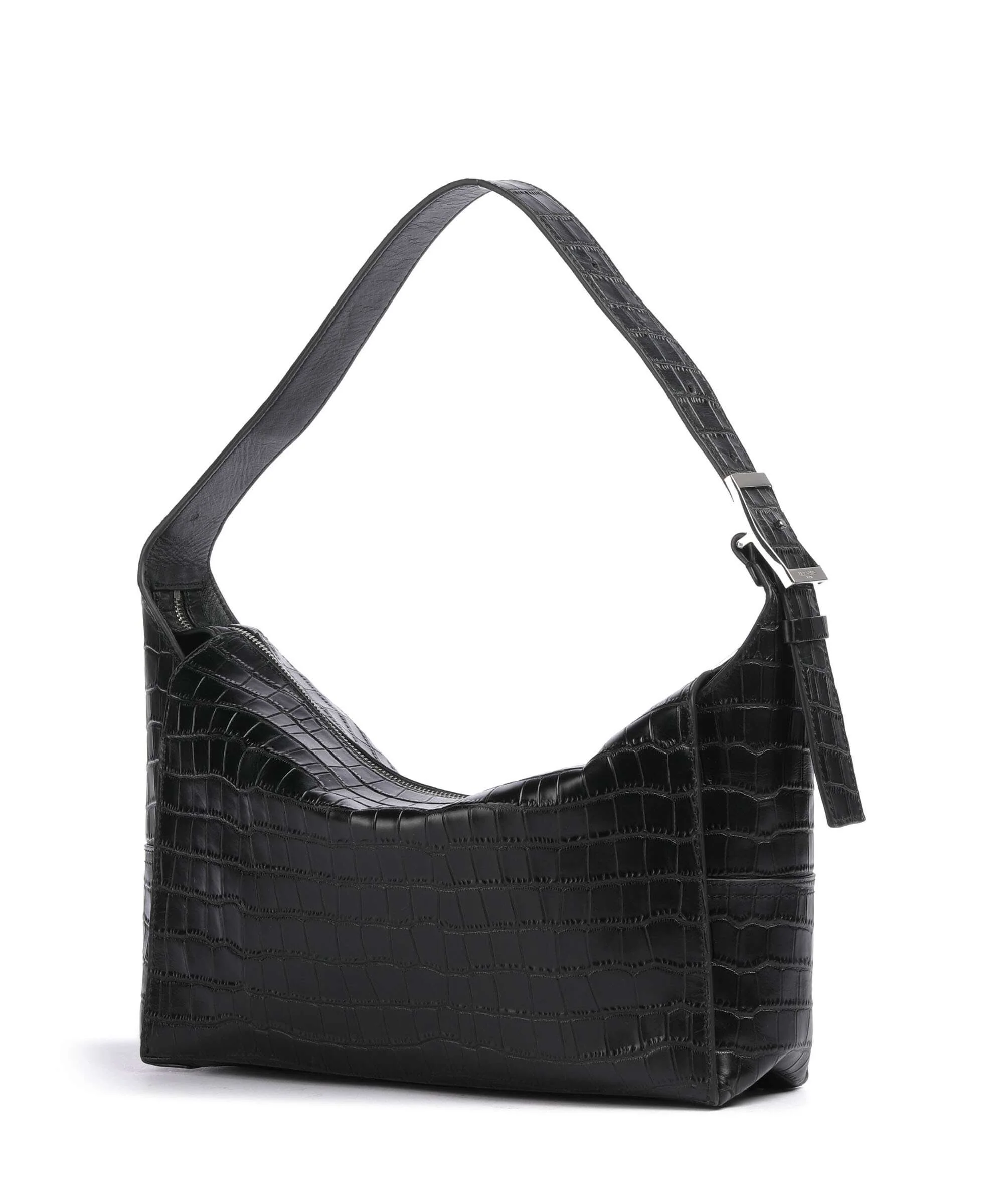Liebeskind Lou 2 New Croco M Hobo tas black - Image 2