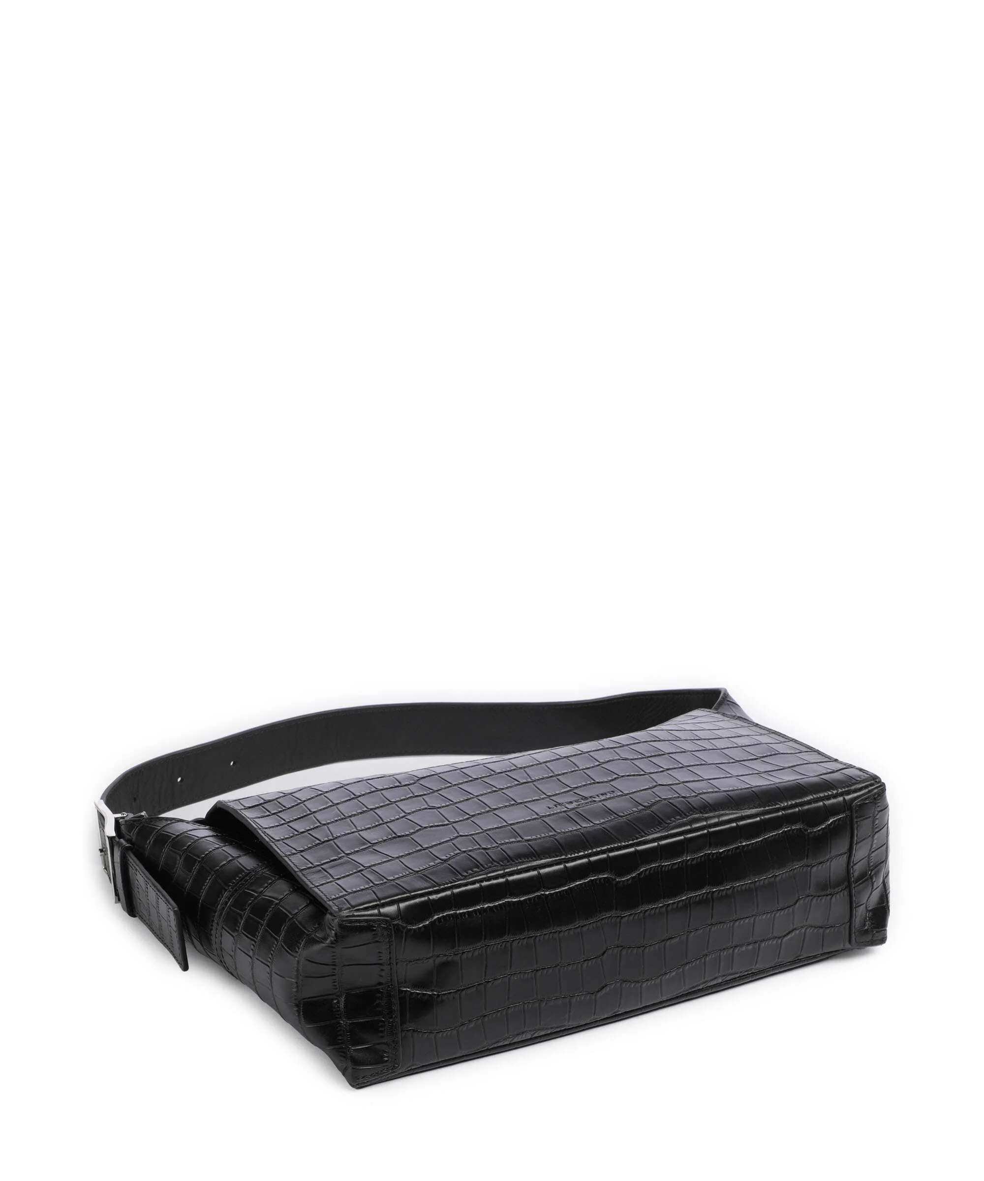 Liebeskind Lou 2 New Croco M Hobo tas black - Image 5
