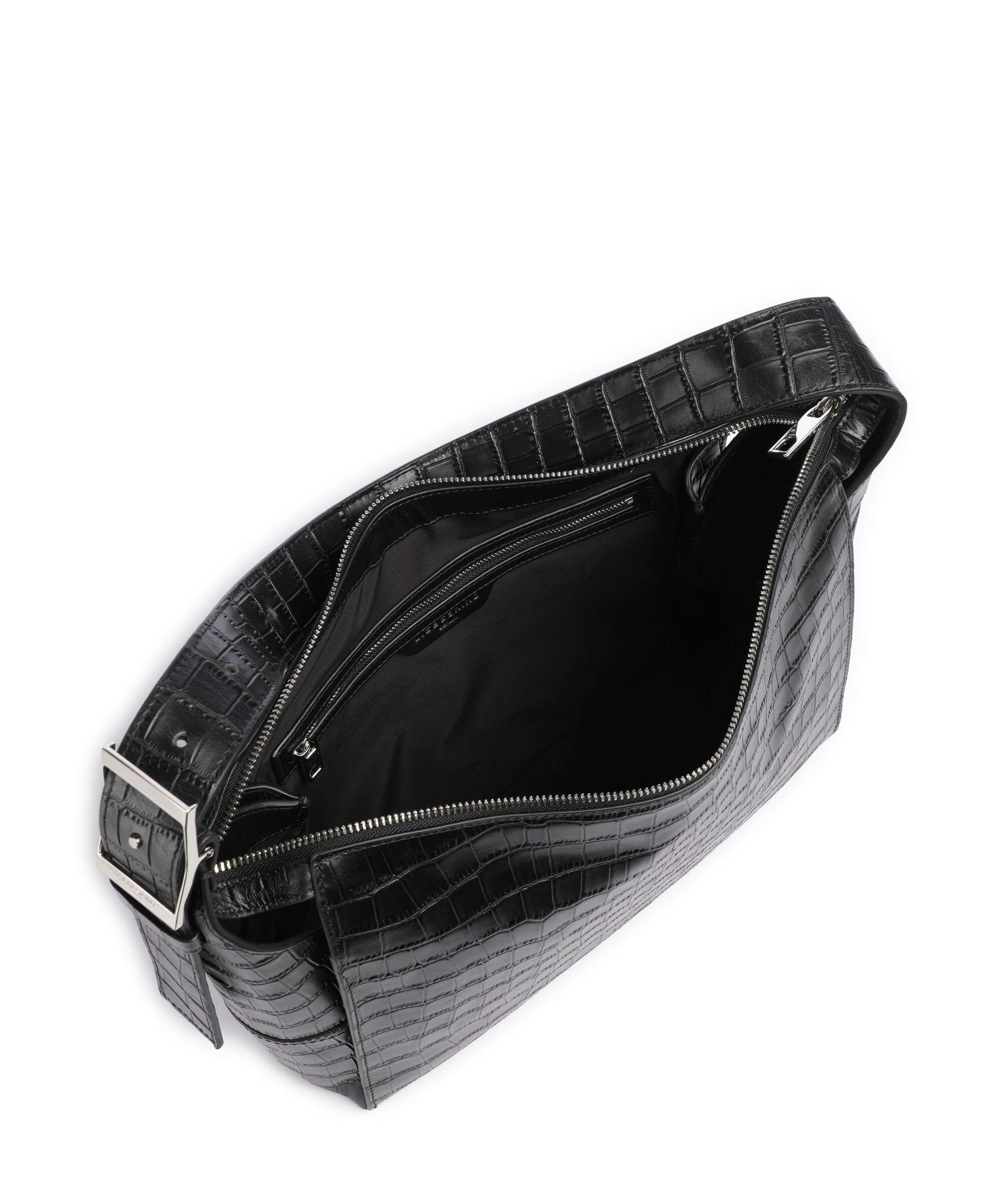 Liebeskind Lou 2 New Croco M Hobo tas black - Image 6