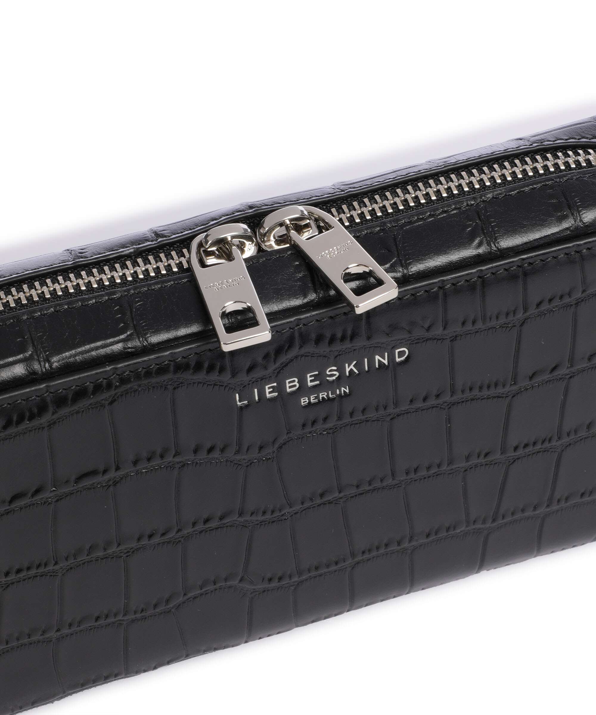 Liebeskind Lou Croco XS Portemonnee black - Image 4