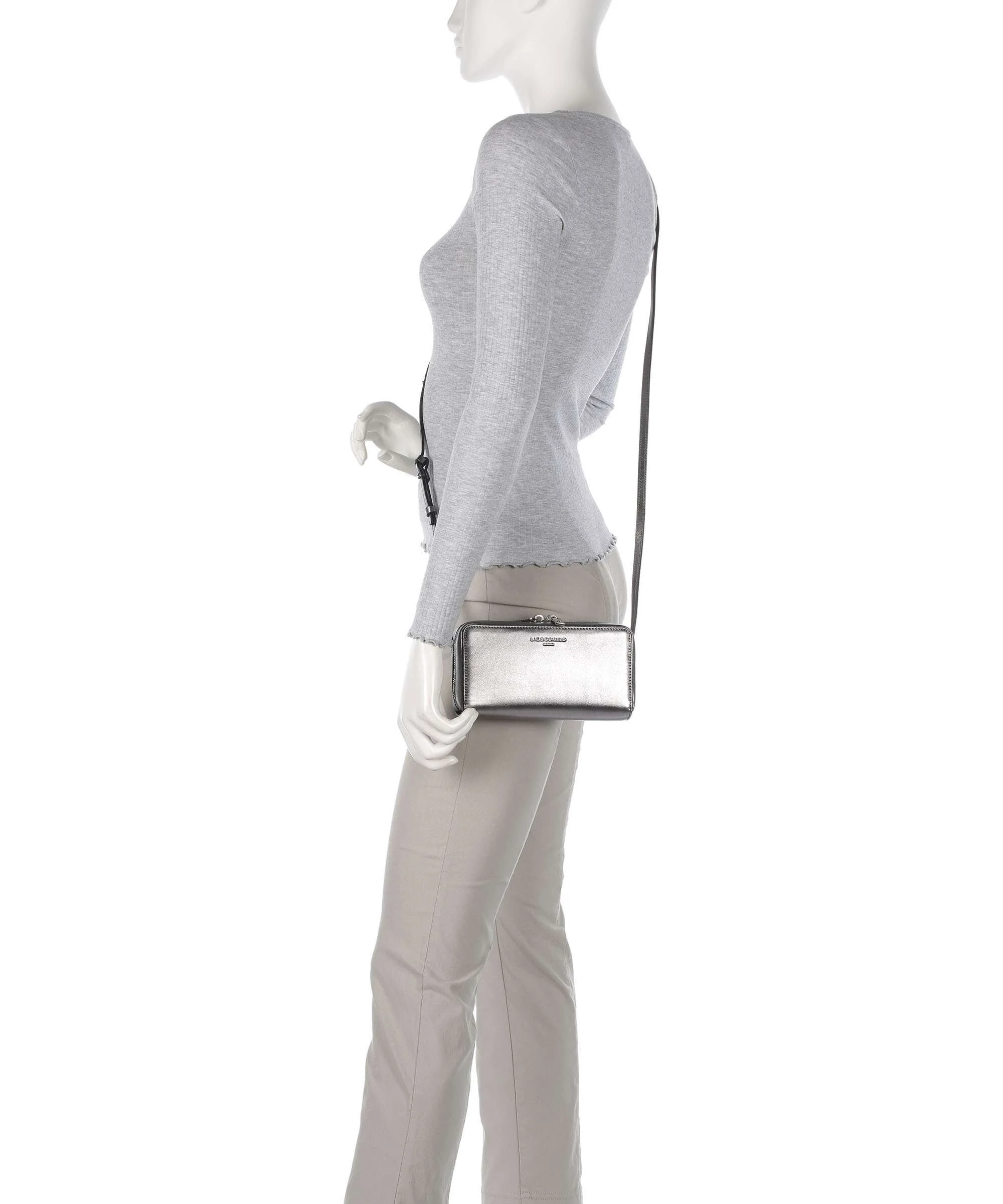 Liebeskind Lou Silverstone XS Crossbody tas silver stone - Image 3