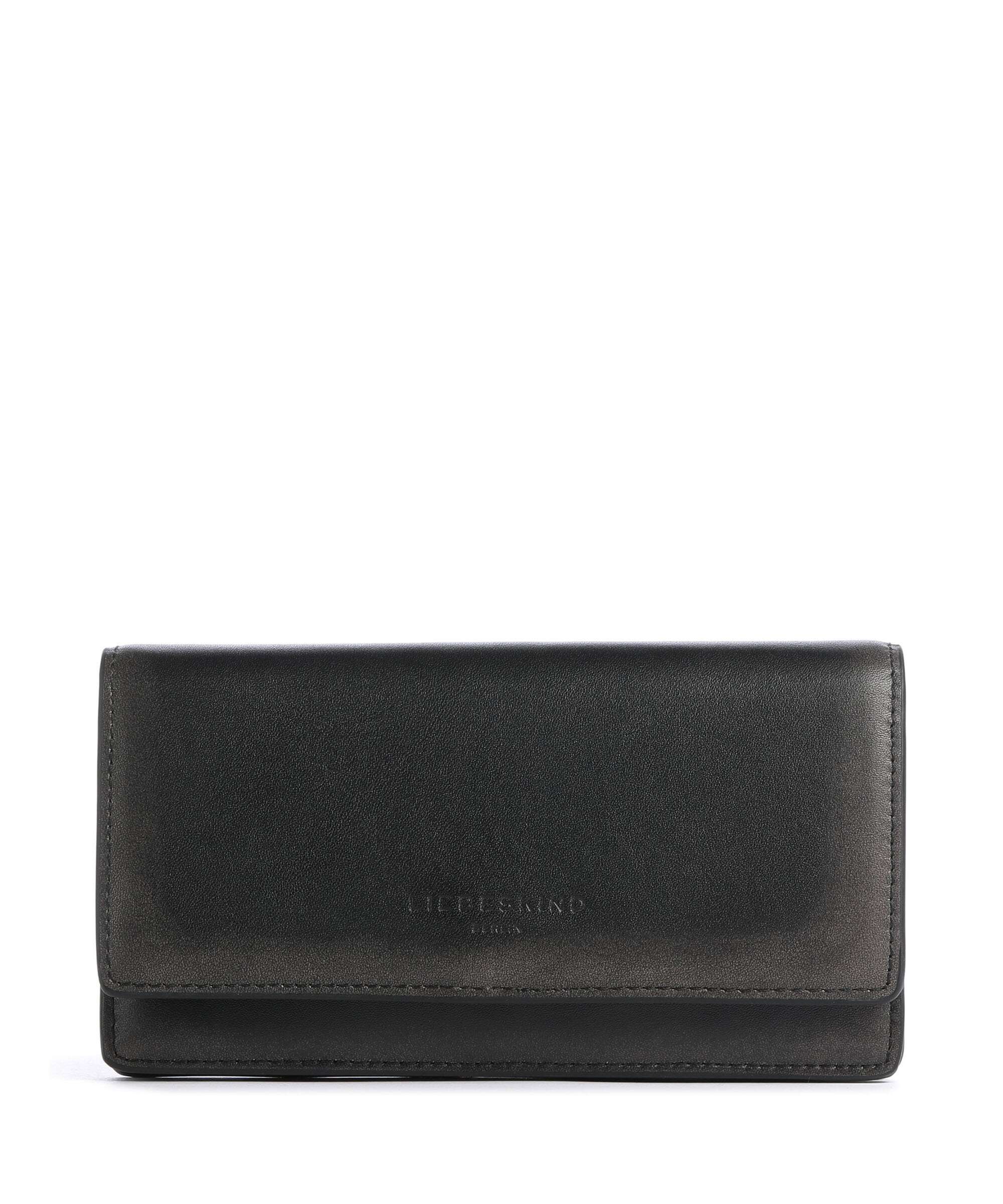 Liebeskind Lou Slam Vintage Leather Portemonnee black