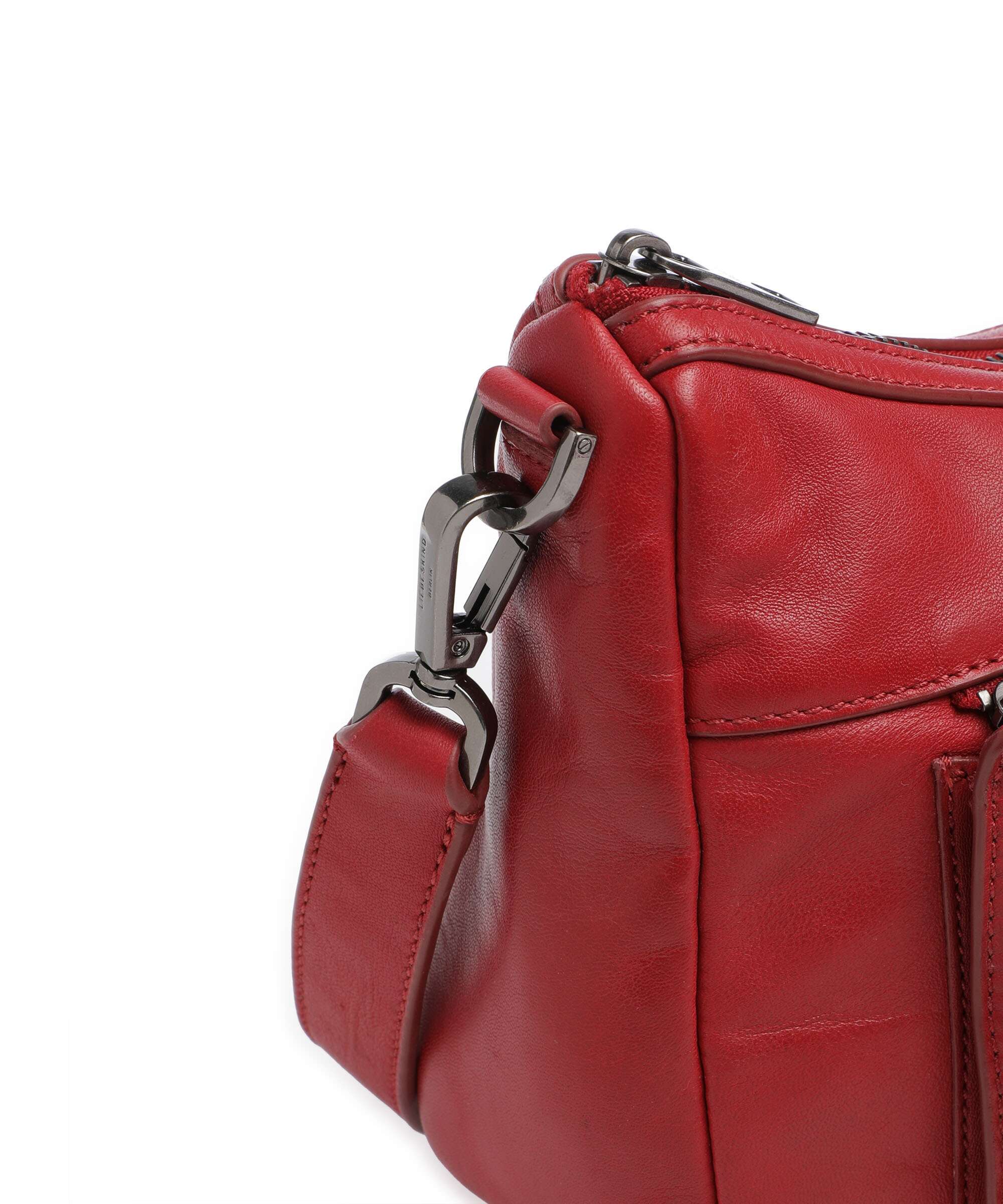 Liebeskind Maia Sheep Natural M Schoudertas true red - Image 4