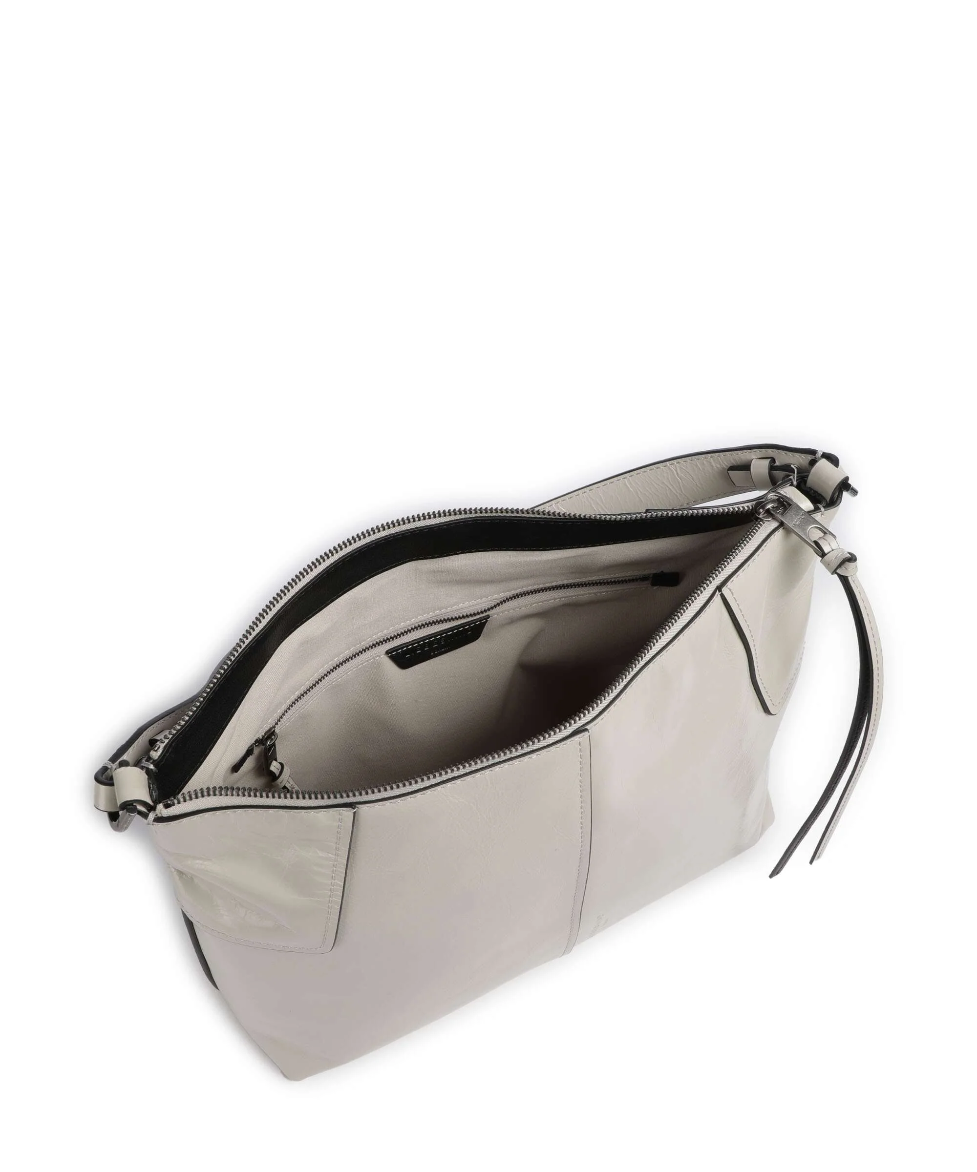 Liebeskind Mila Lack Distressed M Hobo tas milk - Image 6