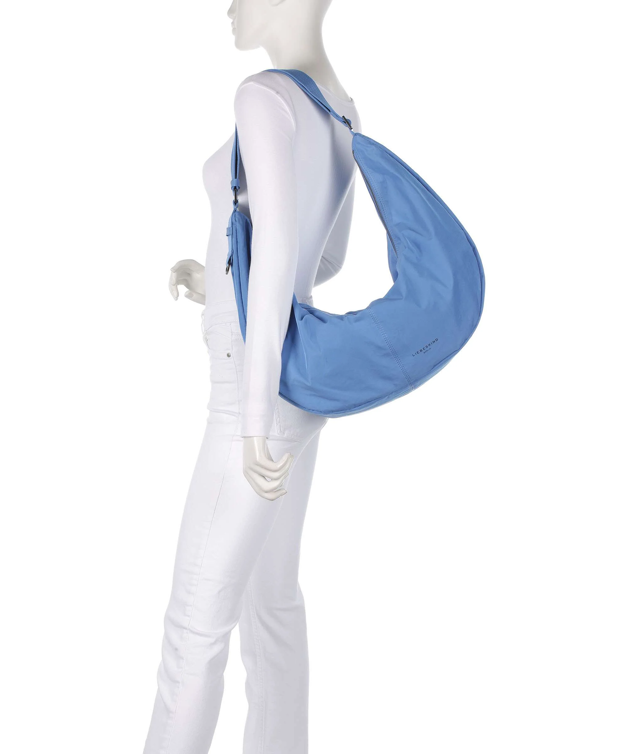 Liebeskind Moon Nylon L Hobo tas royal blue - Image 3