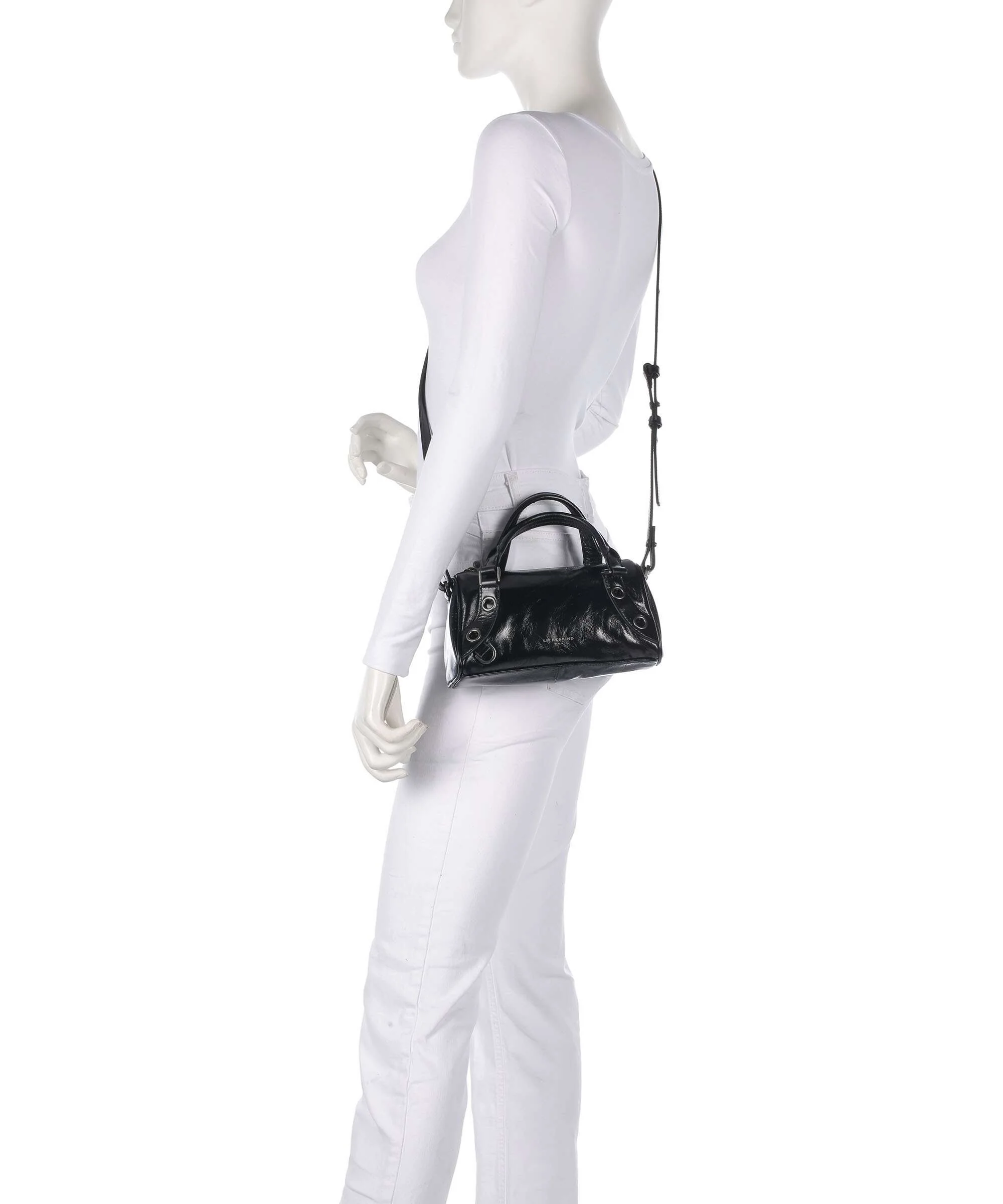 Liebeskind Nika Lack Distressed S Handtas black - Image 3