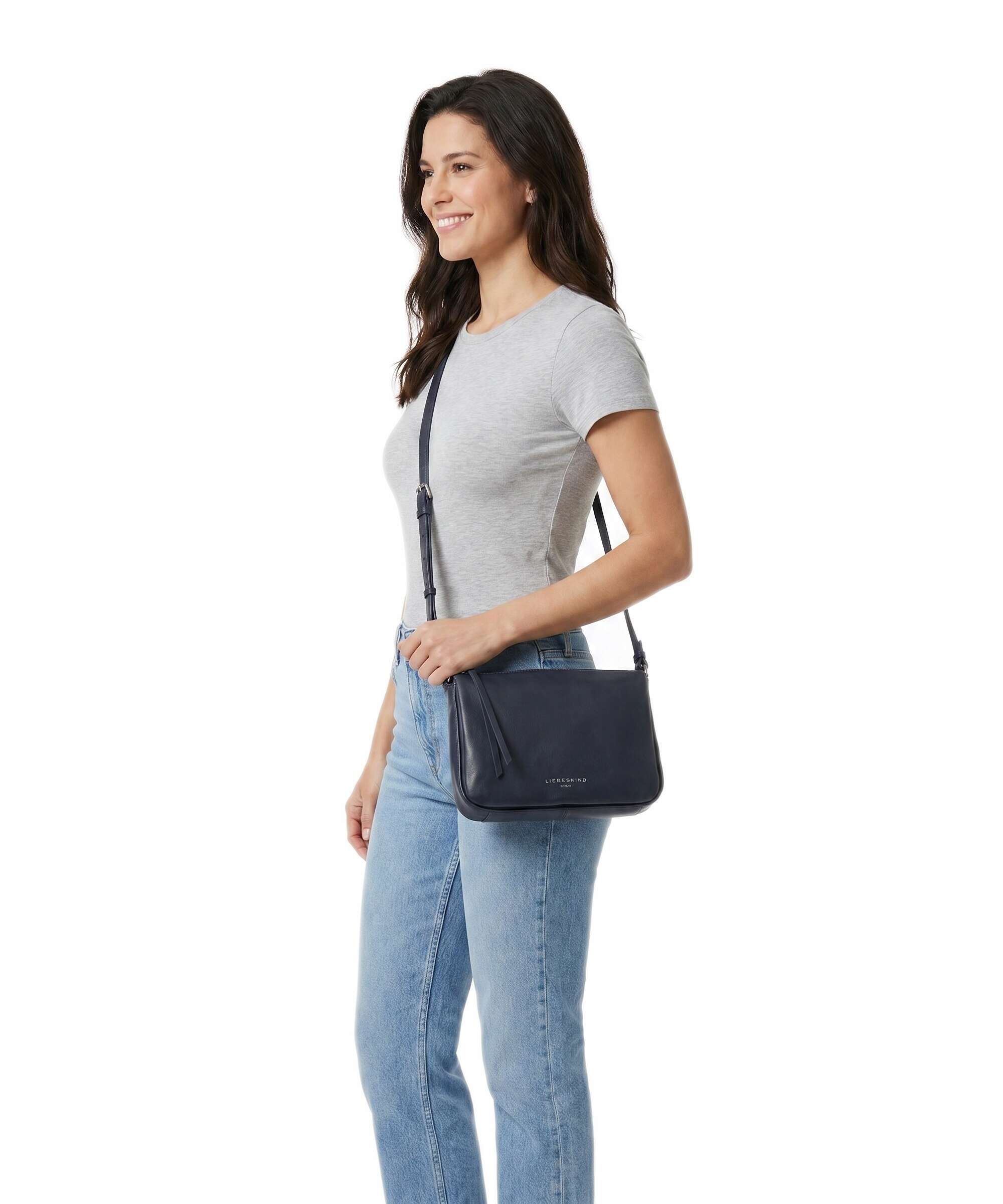 Liebeskind Nina Indian Sheep M Crossbody tas peacoat - Image 3