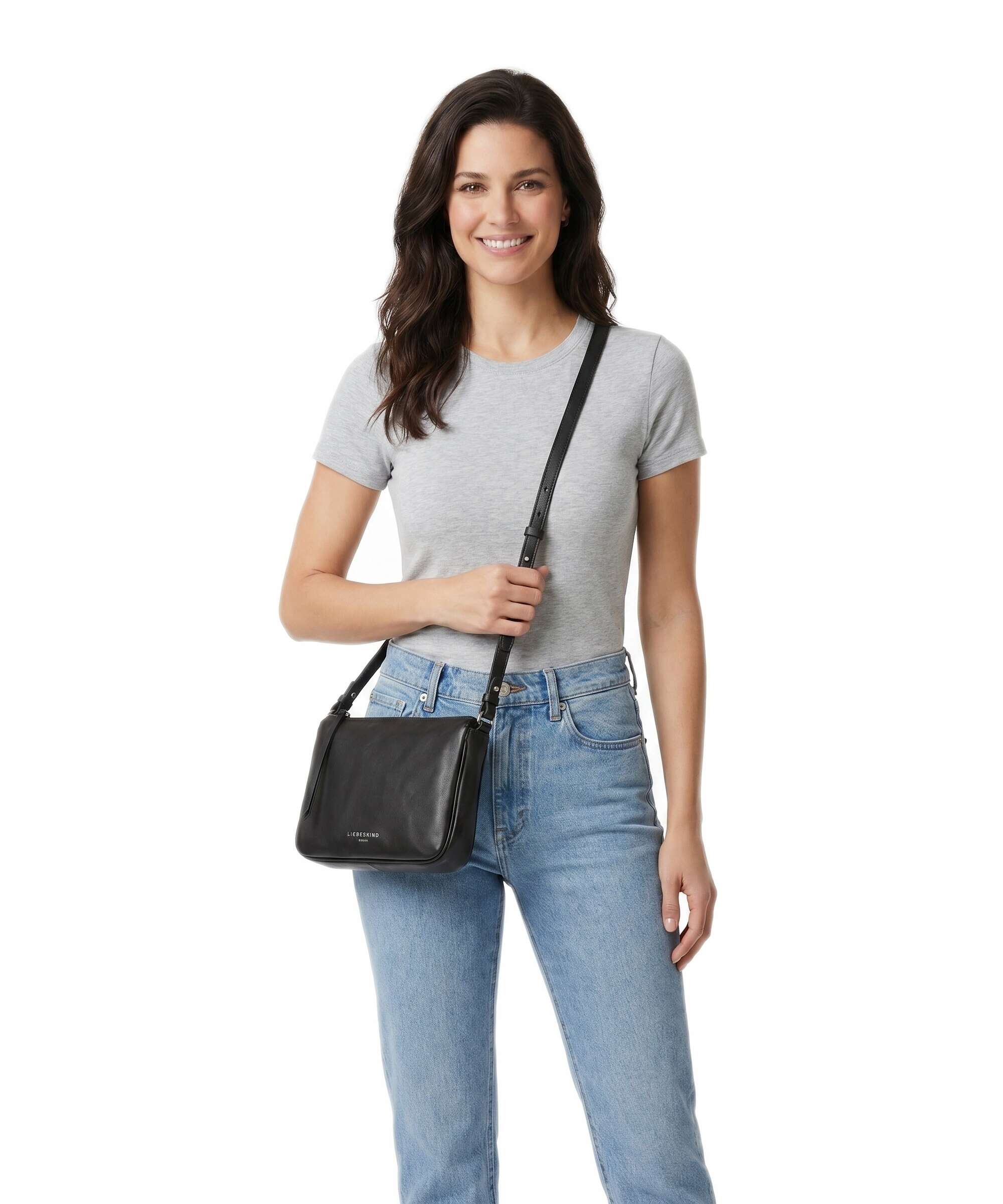 Liebeskind Nina Indian Sheep M Crossbody tas deep soil - Image 3