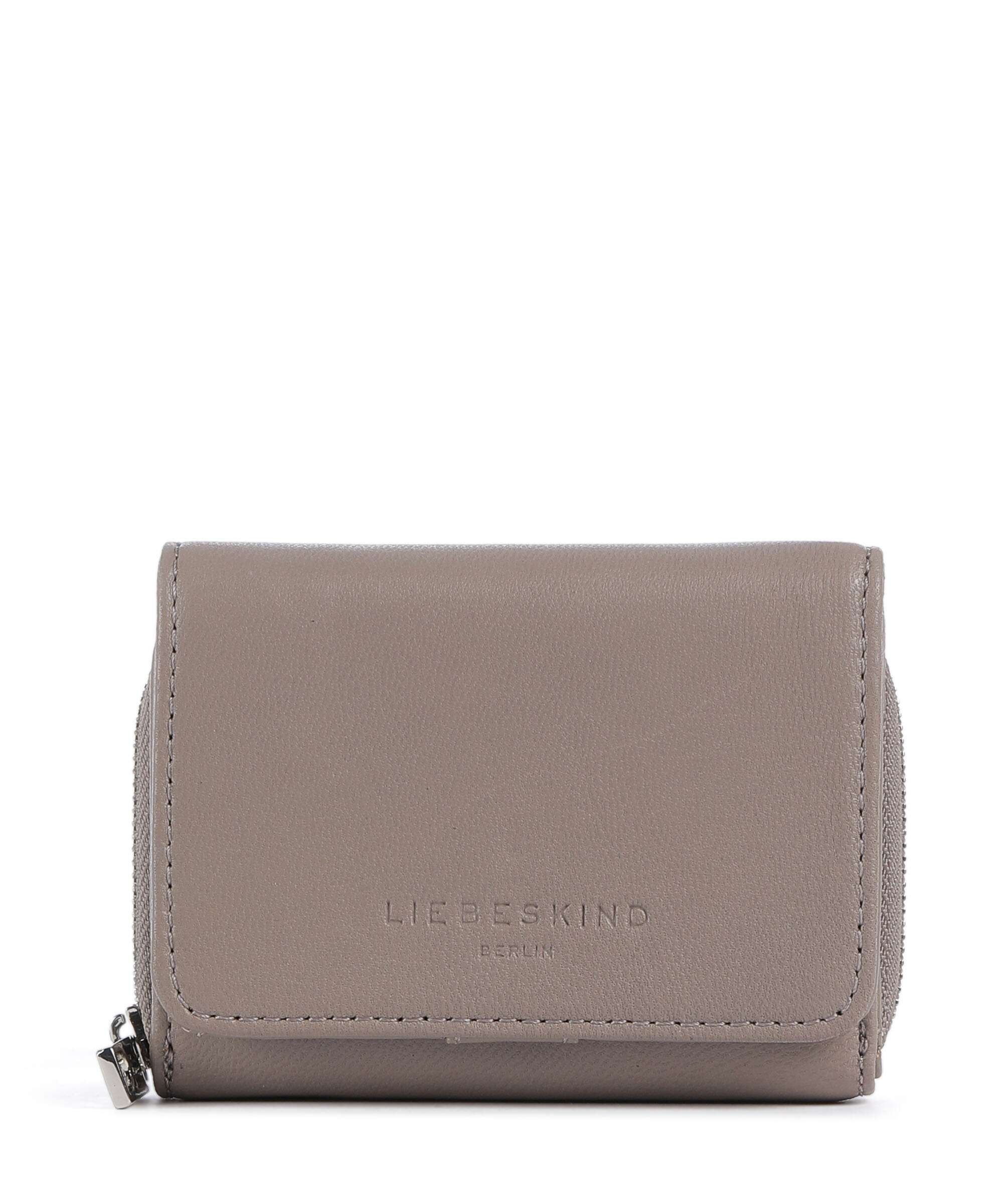 Liebeskind Pablita Goat Leather M Portemonnee neutral grey