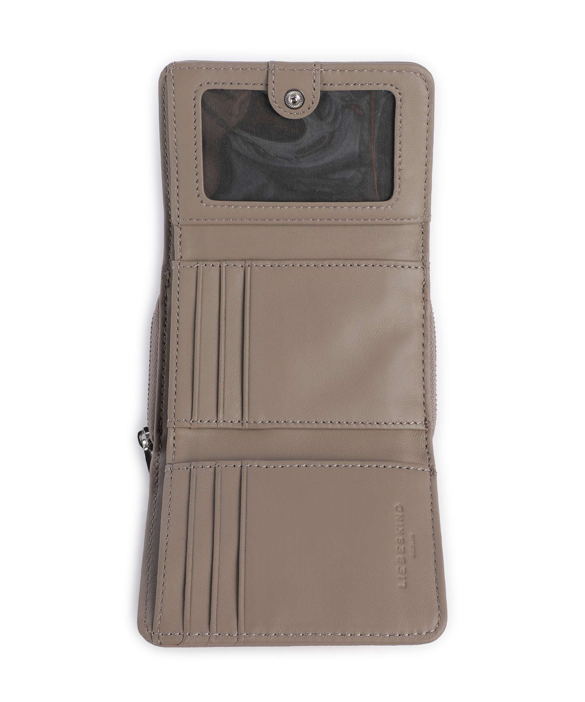 Liebeskind Pablita Goat Leather M Portemonnee neutral grey - Image 2