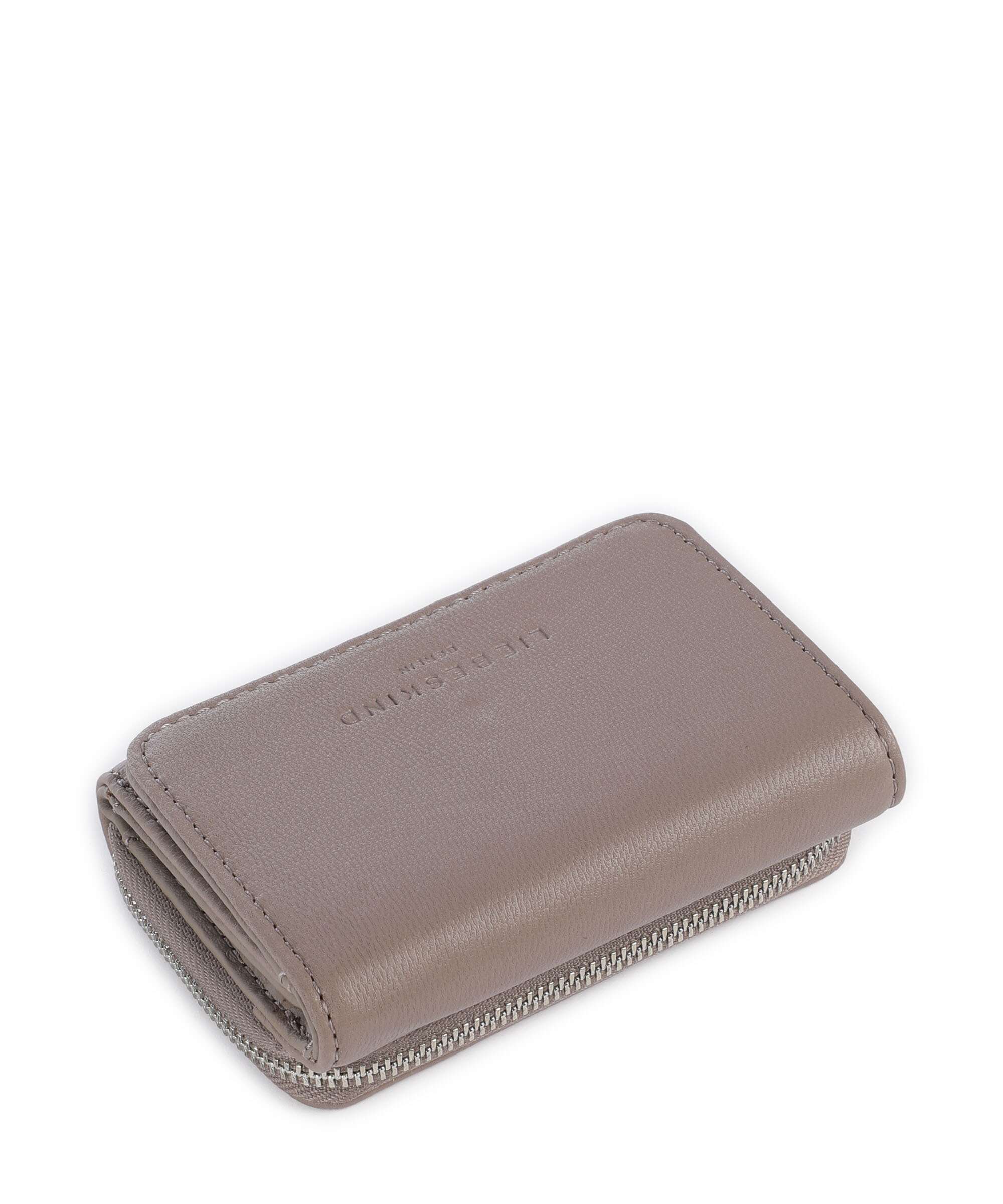 Liebeskind Pablita Goat Leather M Portemonnee neutral grey - Image 5