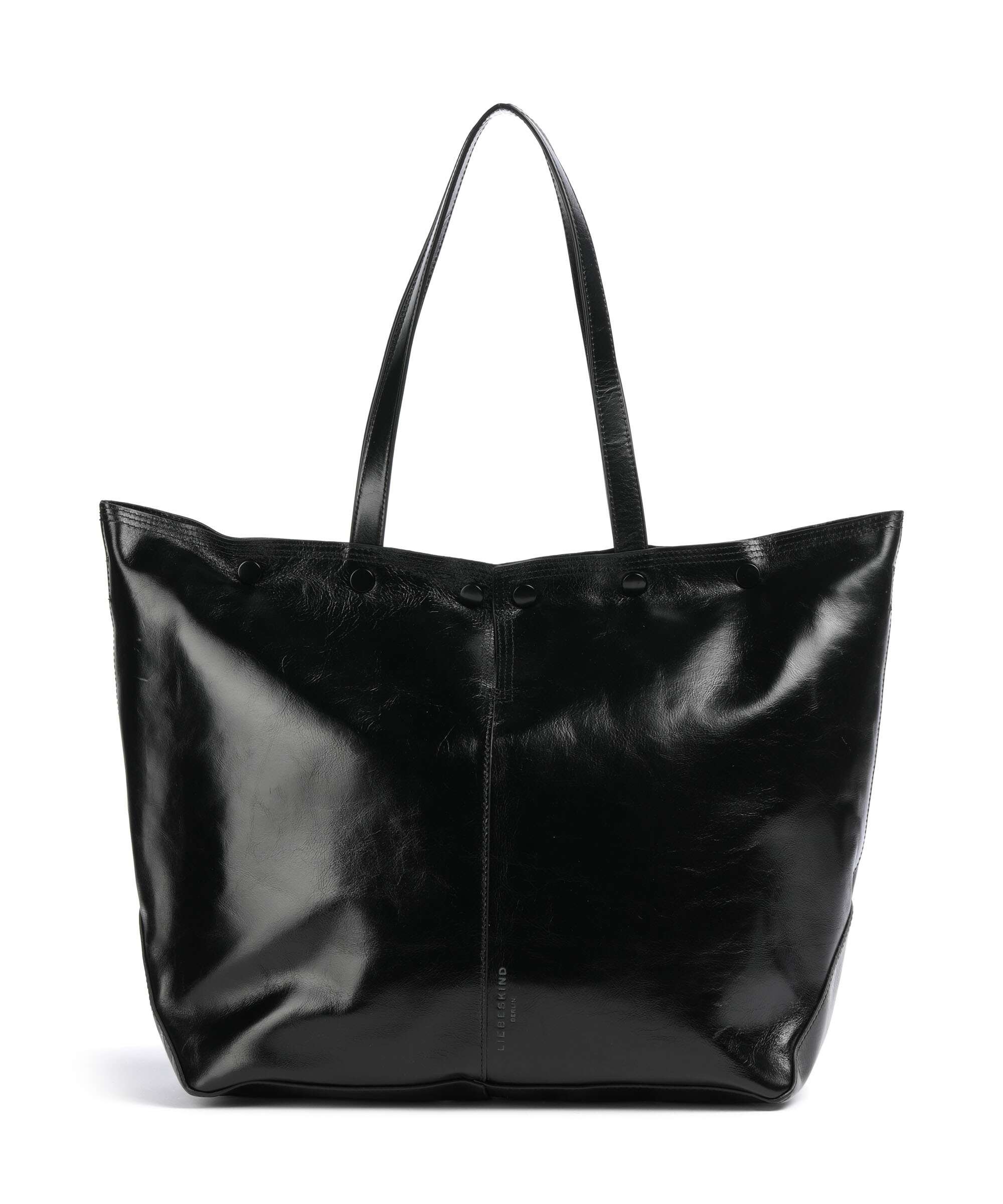 Liebeskind Rive Paper Touch Crinkle L Boodschappentas black