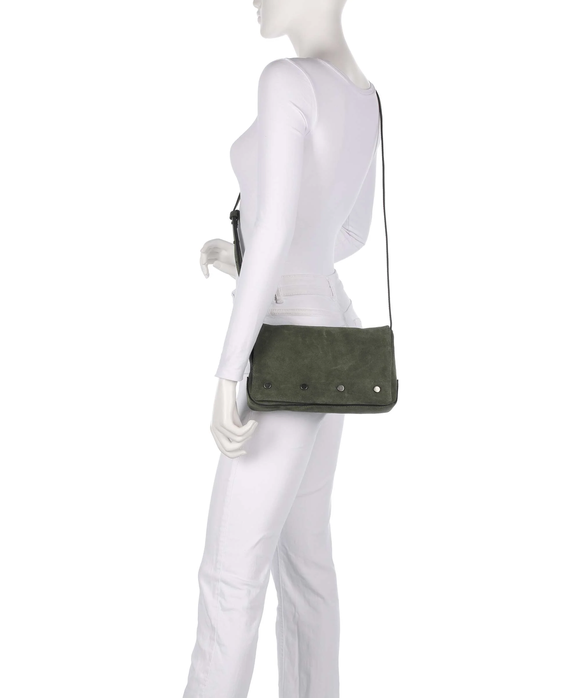 Liebeskind Rive Suede S Crossbody tas forest - Image 3