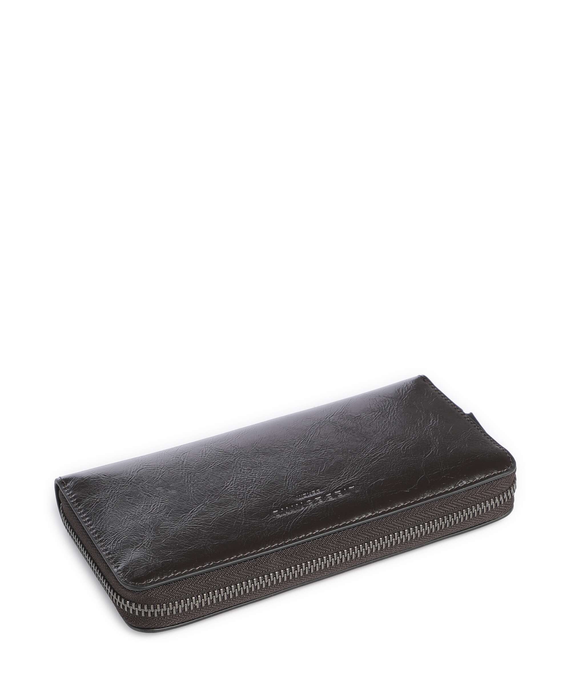 Liebeskind Sally Audrey Recycled Lack Distressed Portemonnee deep soil - Image 4