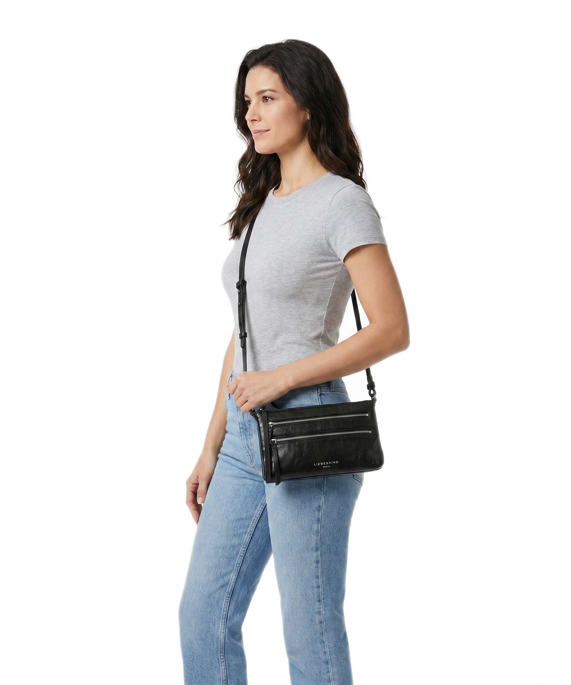 Liebeskind Zena Lamb Crunch S Crossbody tas black - Image 3