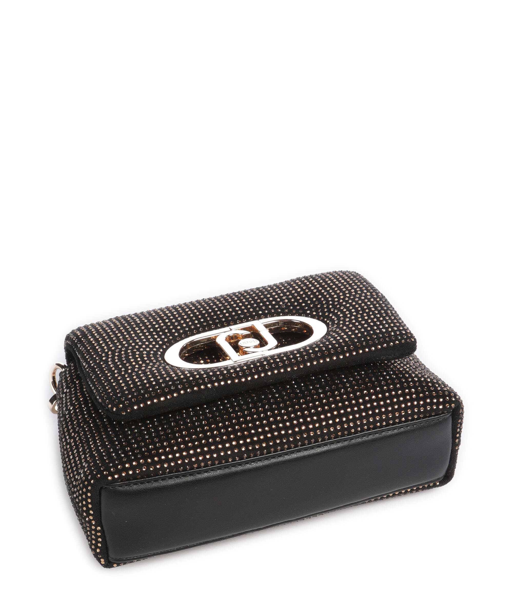 Liu Jo Icon S Schoudertas nero/brass gold - Image 6
