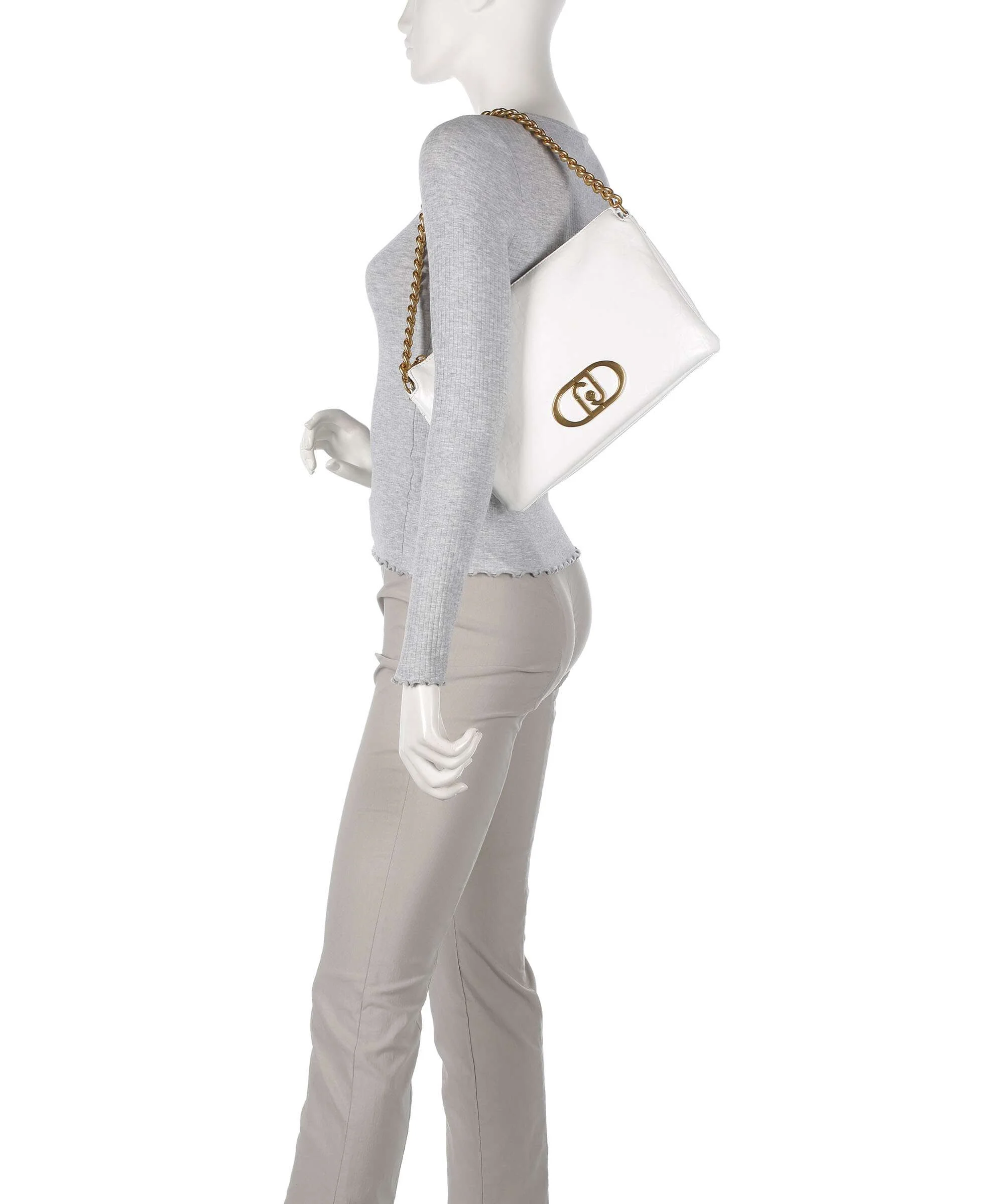Liu Jo Lapuffy Schoudertas offwhite - Image 3