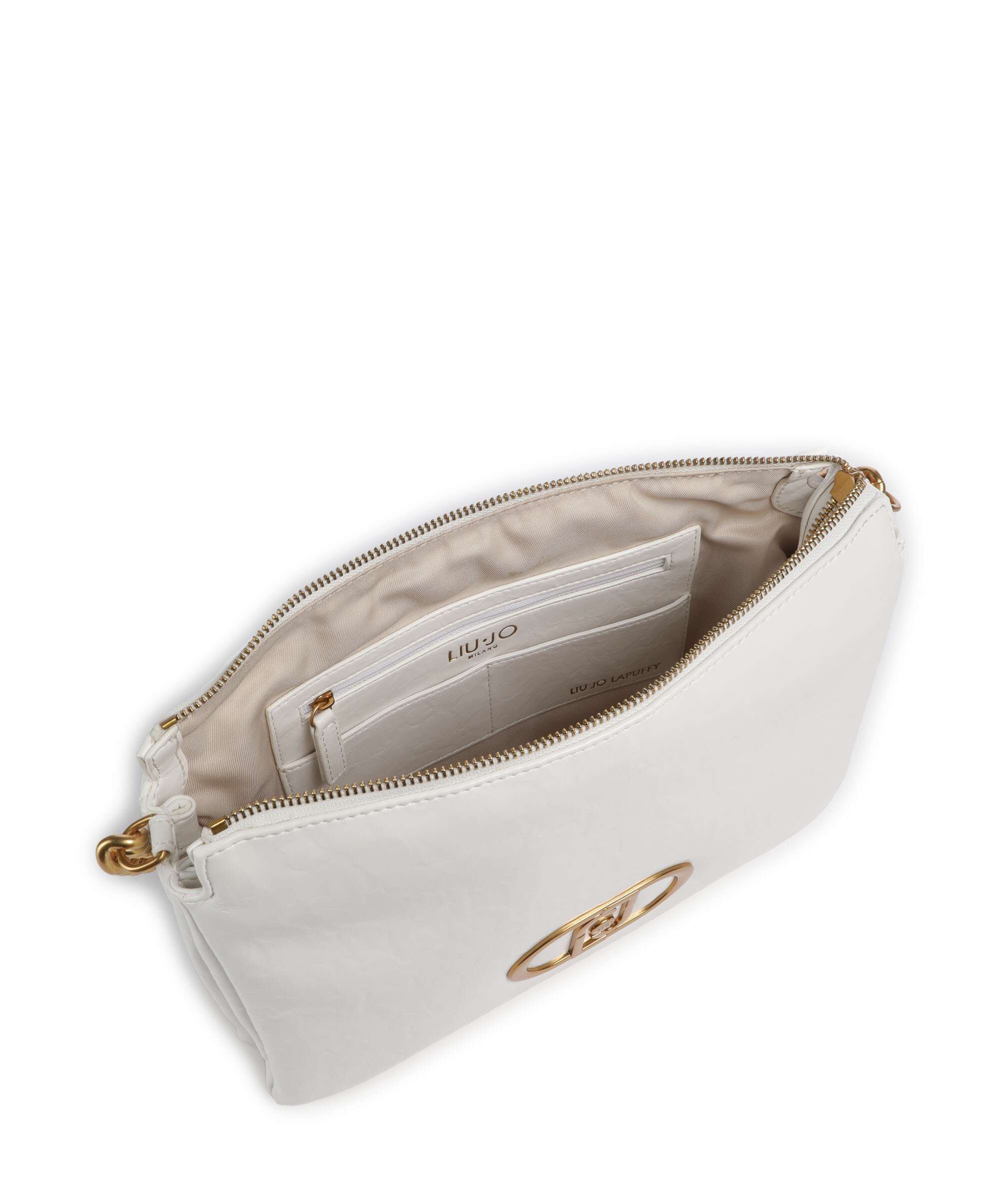 Liu Jo Lapuffy Schoudertas offwhite - Image 6