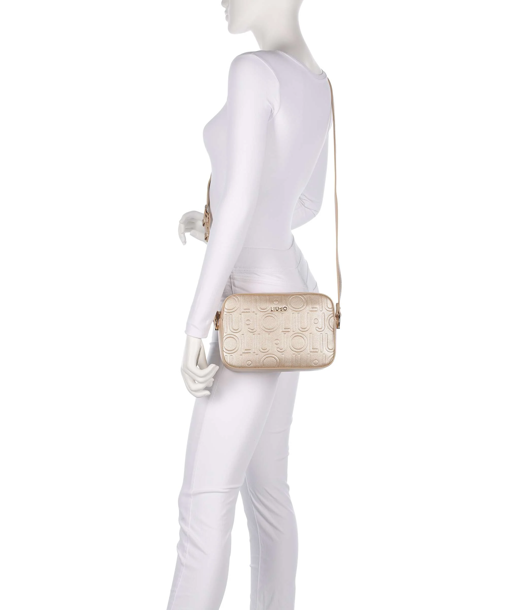 Liu Jo Manhattan M Crossbody tas light gold - Image 3
