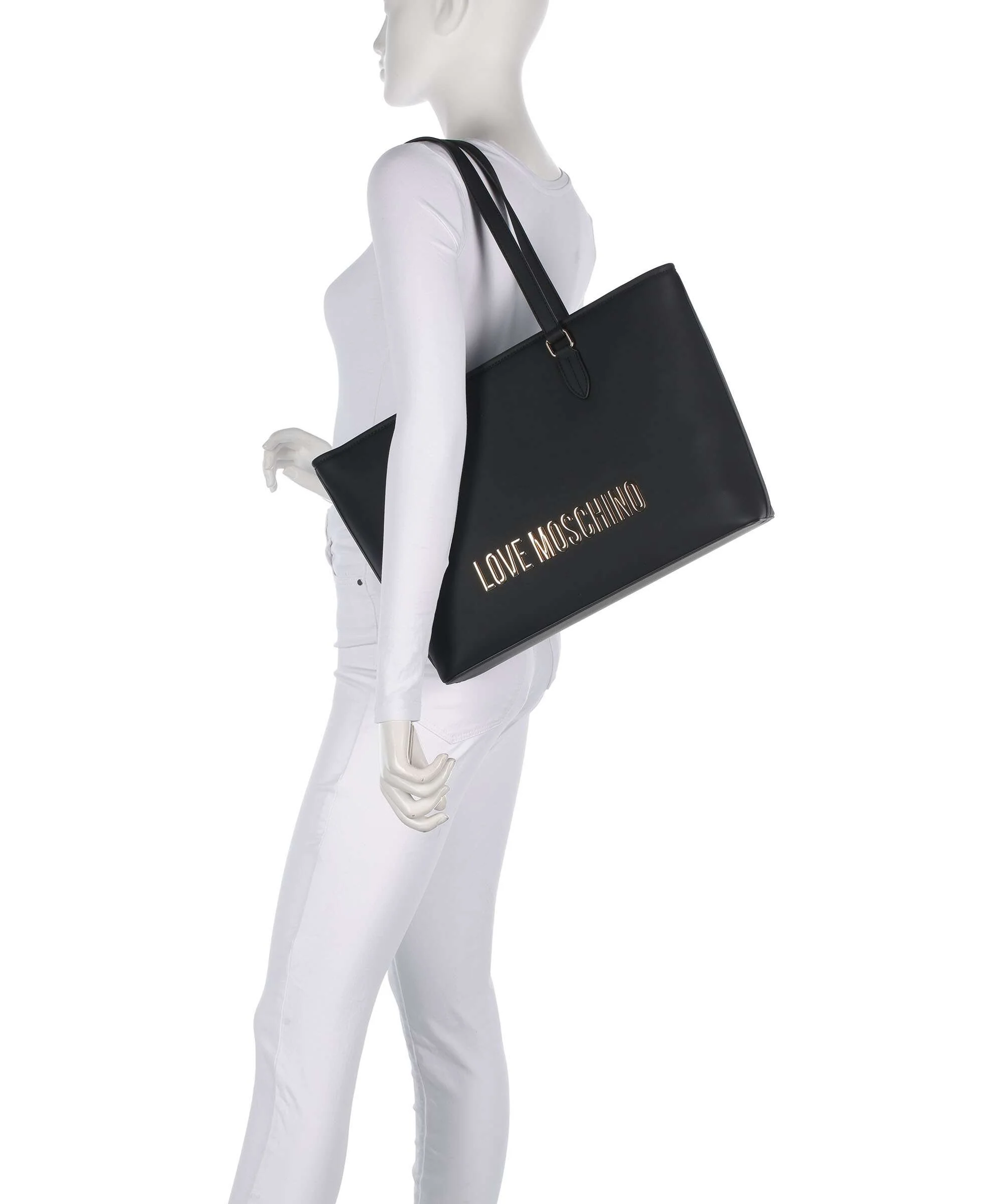 Love Moschino Bold Love Boodschappentas black - Image 3